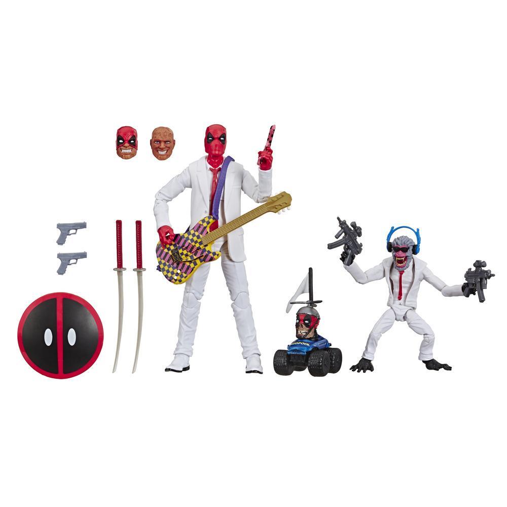 Hasbro Marvel Legends Series 80th Anniversary Deadpool and Hit-Monkey 6-Inch-Scale Figure ฮาสโบร มาร์เวล เลเจนด์ ซีรี่ย์ส 80 ปี อเวนเจอร์ส หุ่นโมเดลฟิกเกอร์ เด๊ดพูล ขนาด 6 นิ้ว ลิขสิทธิ์แท้