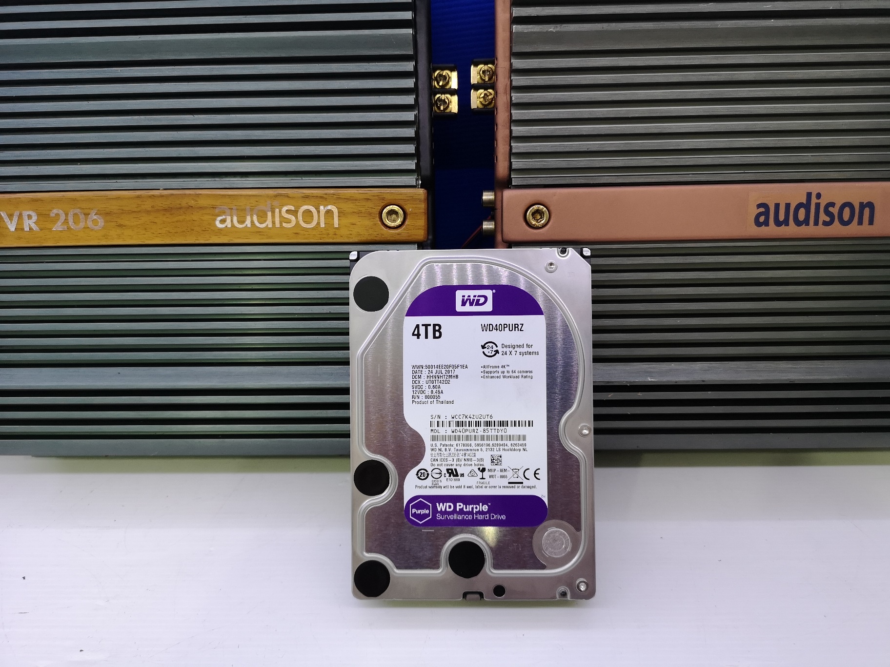 4TB. WD Purple WD40PURZ 08/2020