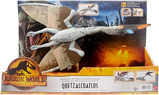 Mattel Jurassic World Massive Action Quetzalcoatlus (HDX48) แมทเทล จูราสสิค เวิลด์ ของเล่นแอ็กชั่นฟิกเกอร์ไดโนเสาร์ เควตซัลโคแอตลัส