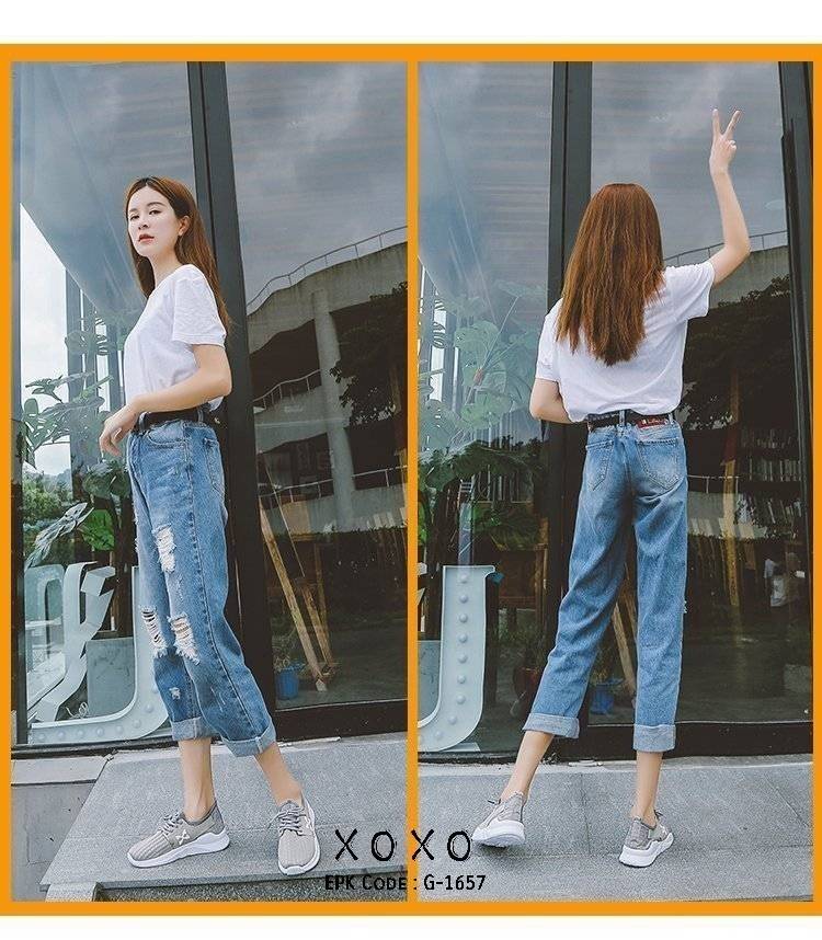 รองเท้าผ้าใบทรง Sport แต่งโลโก้X (สีชมพู)