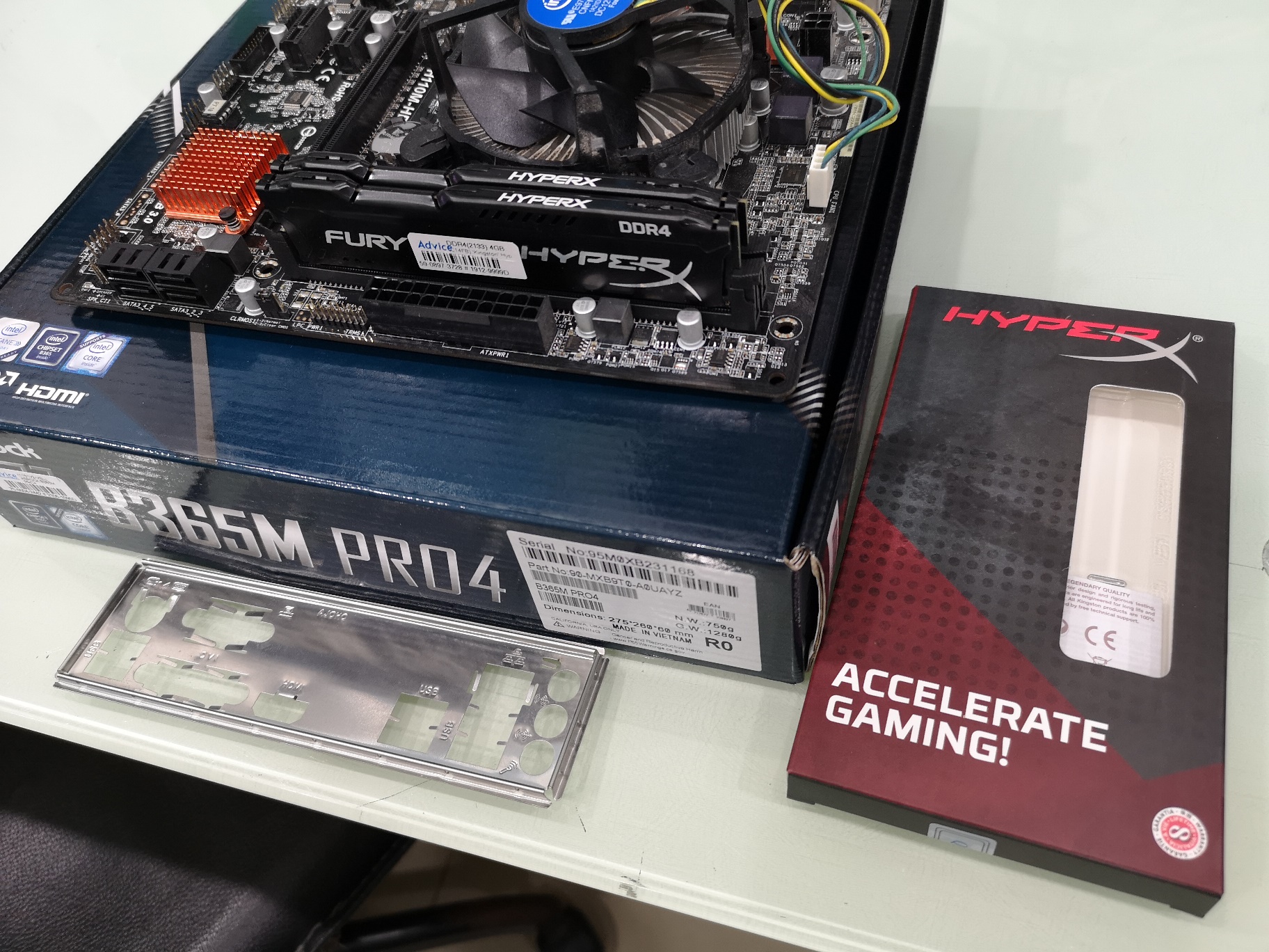 intel i3-6098P + ASRock H110M-HDV ประกัน Advice 12/2019