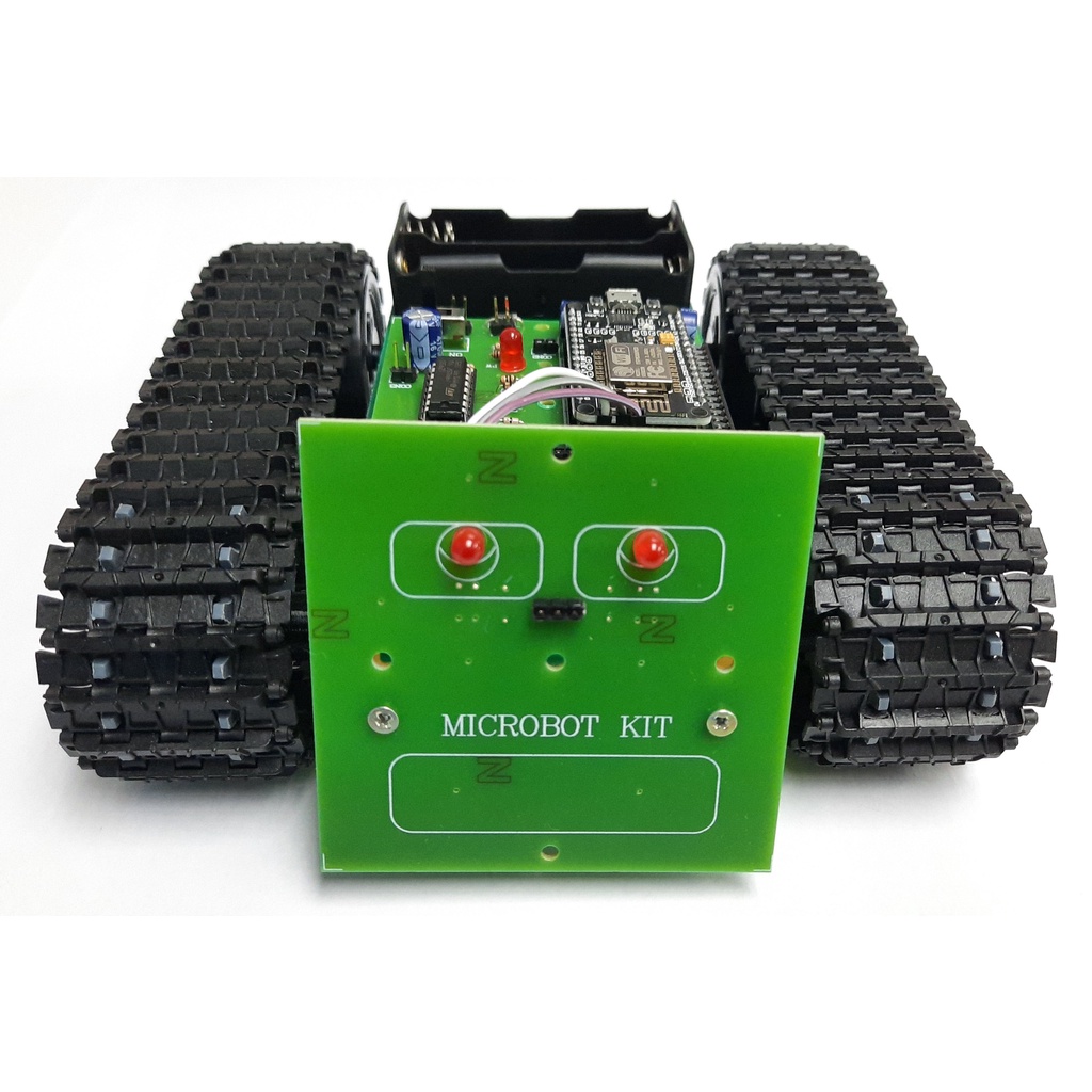 MB110 หุ่นยนต์ MICROBOT รถถังตีนตะขาบเขียนโปรแกรมและควบคุมด้วย WiFi