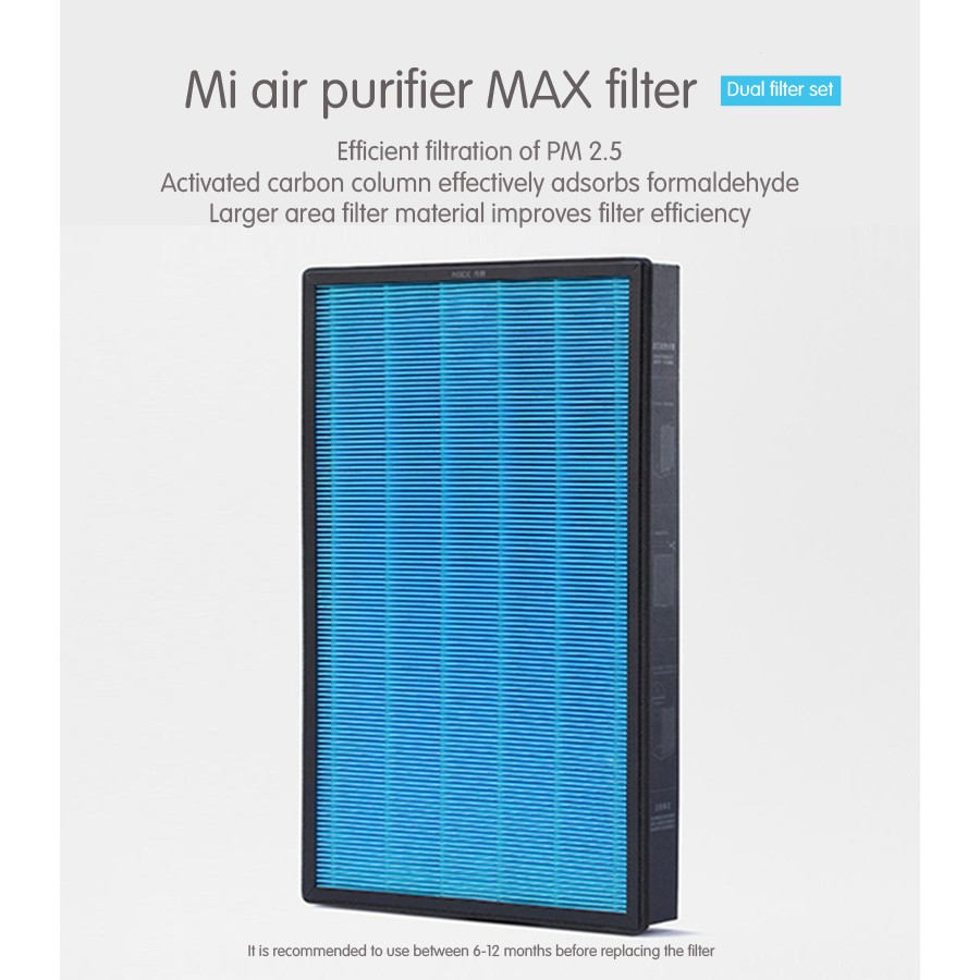 ขายถูก Promotion Mi Air Purifier MAX +Filter เพิ่มอีก1อัน Free LotusGiftcard 100บาท