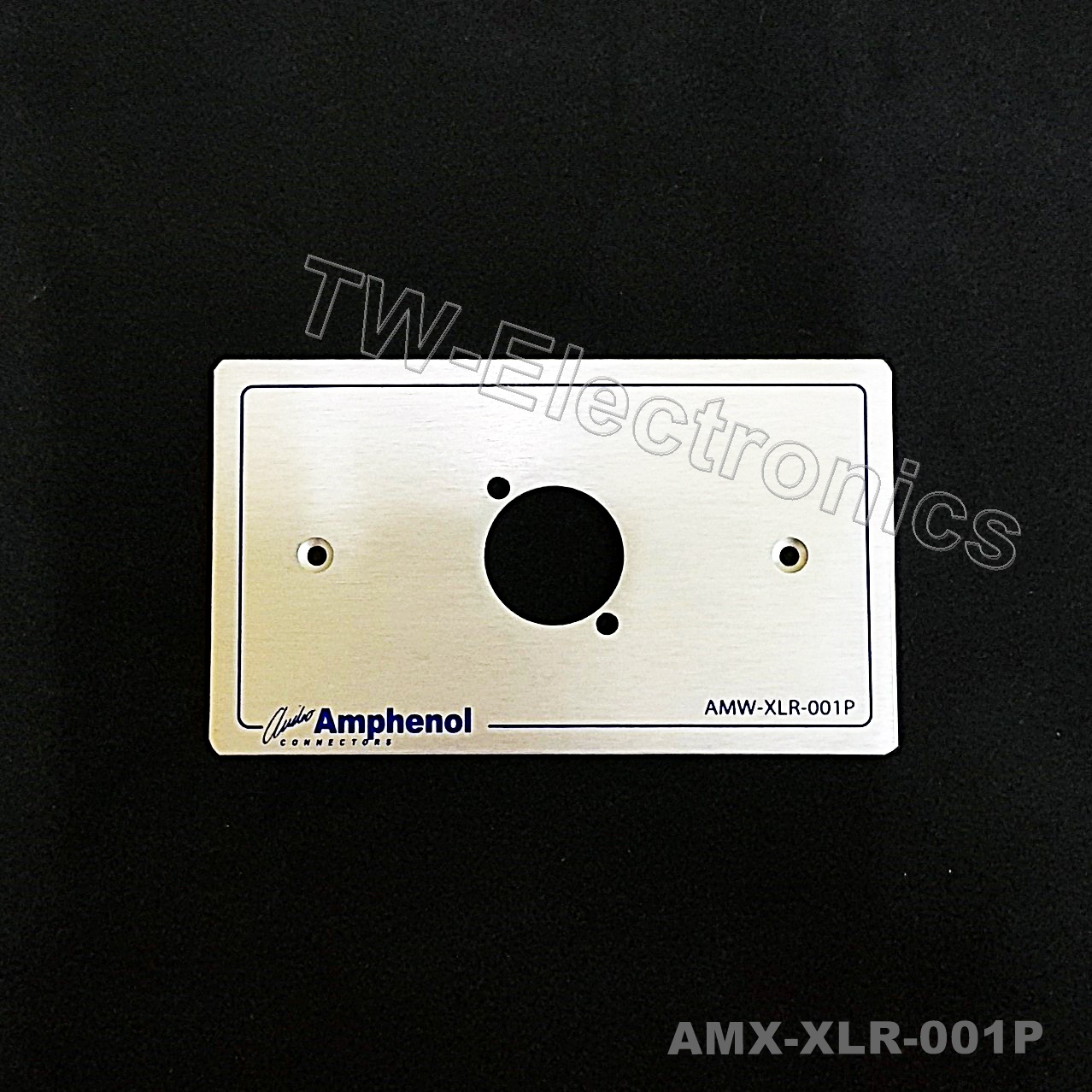 เพลท อลูมิเนียม AMPHENOL / AMW-XLR-001P