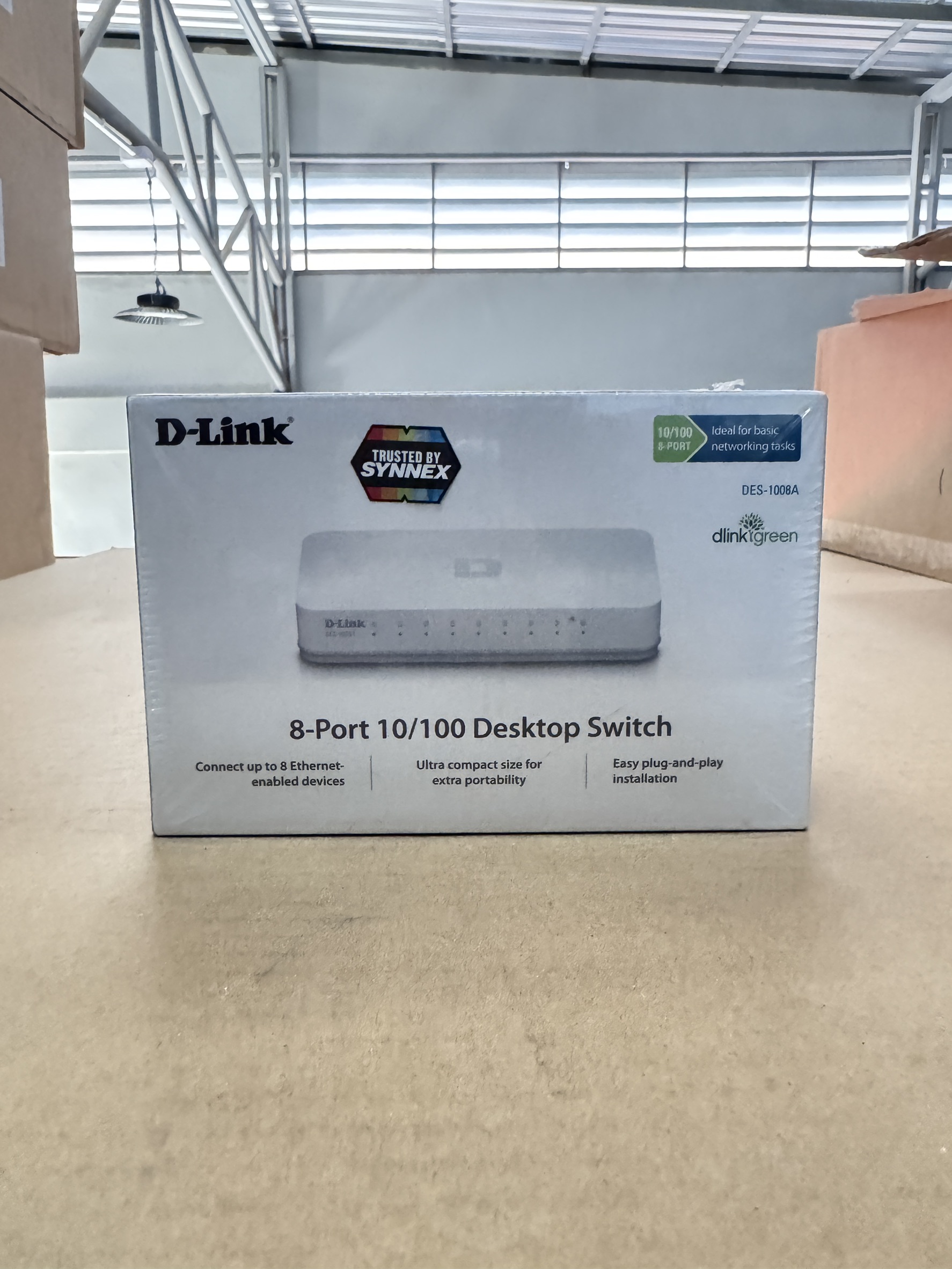 สวิตซ์ D-Link 8-Port 10/100 (DES-1008A) ของใหม่
