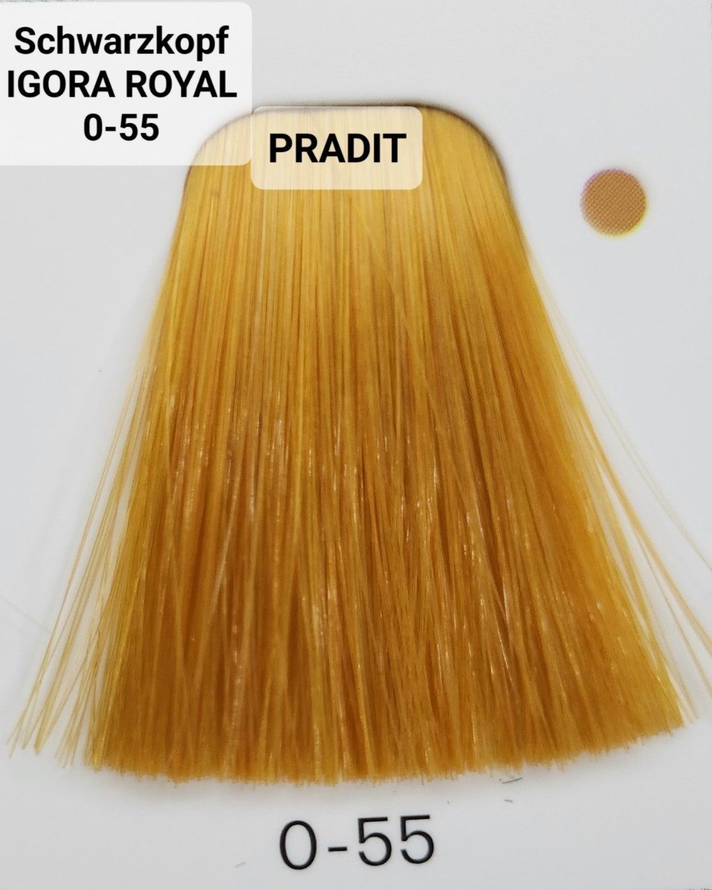 Schwarzkopf Igora Royal ครีมย้อมผม อีโกร่า รอยัล เบอร์0-55 แม่สีทอง (60ml) 80 กรัม