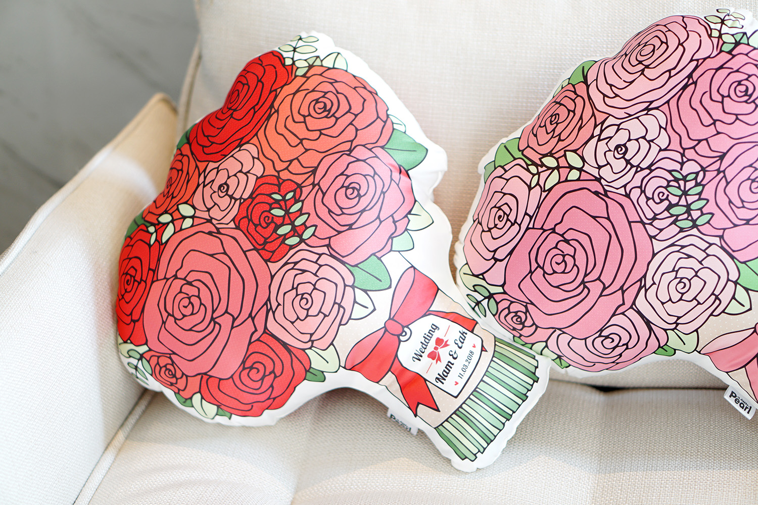 หมอนช่อกุหลาบ Rose Bouquet