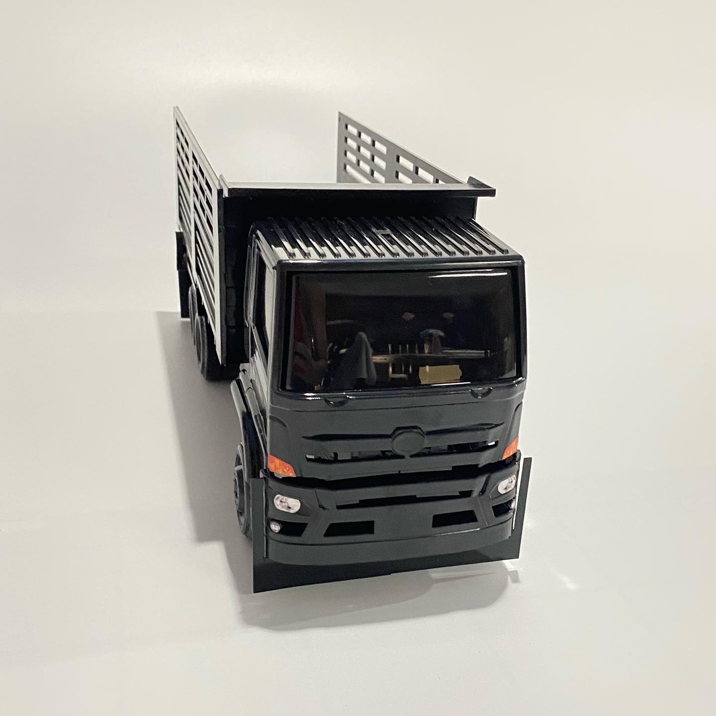 โมเดลรถดั้มของเล่น สีดำ TR5 วิศวะกรรม Toy truck 1:24