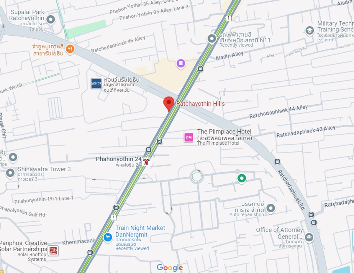 อาคารรัชโยธิน ฮิลส์ ( Ratchayothin Hills ) สำนักงานให้เช่าติดถนนพหลโยธิน ใกล้รถไฟฟ้าสายสีเขียว สถานีพหลโยธิน 24 เพียง 200 ม.