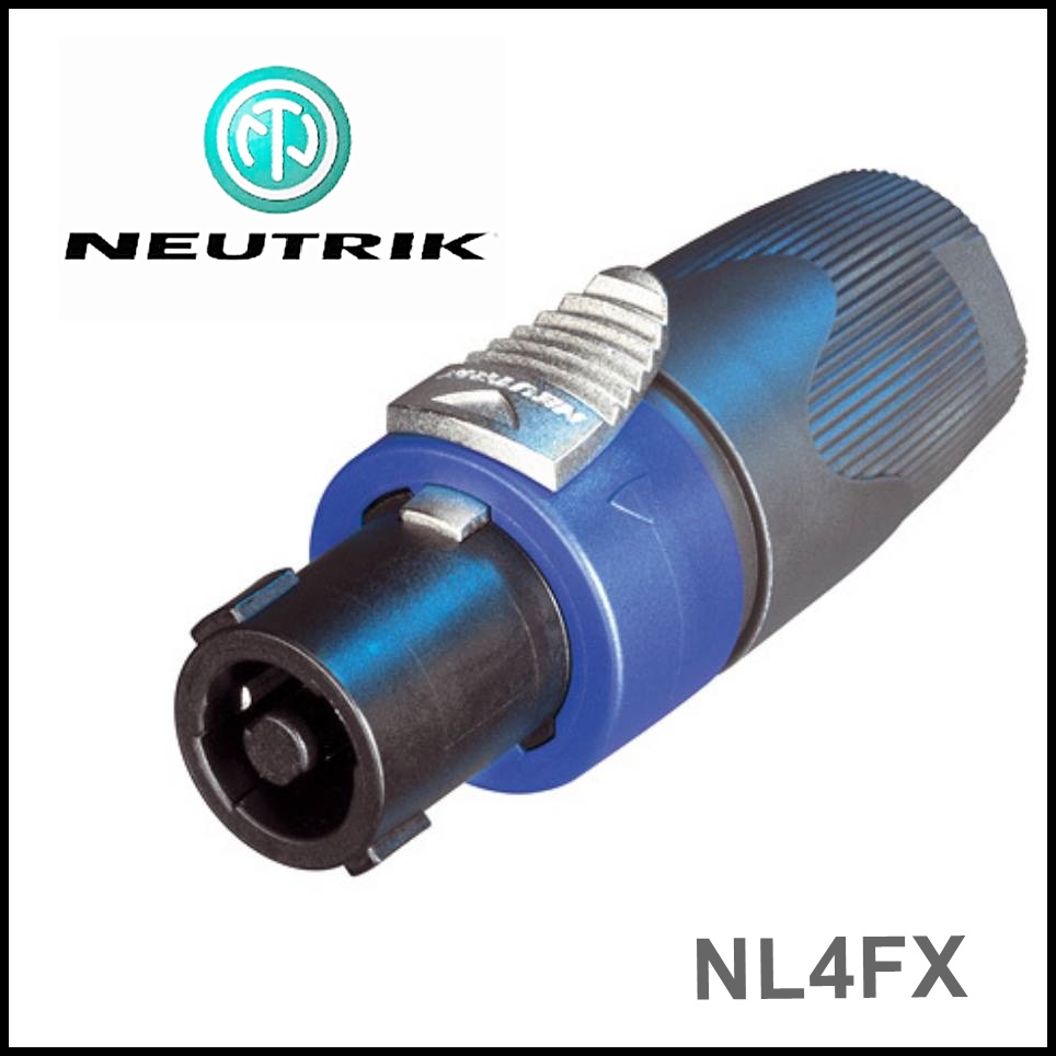 ปลั๊กลำโพงสปีคคอน (ตัวผู้) NEUTRIK / NL4FX