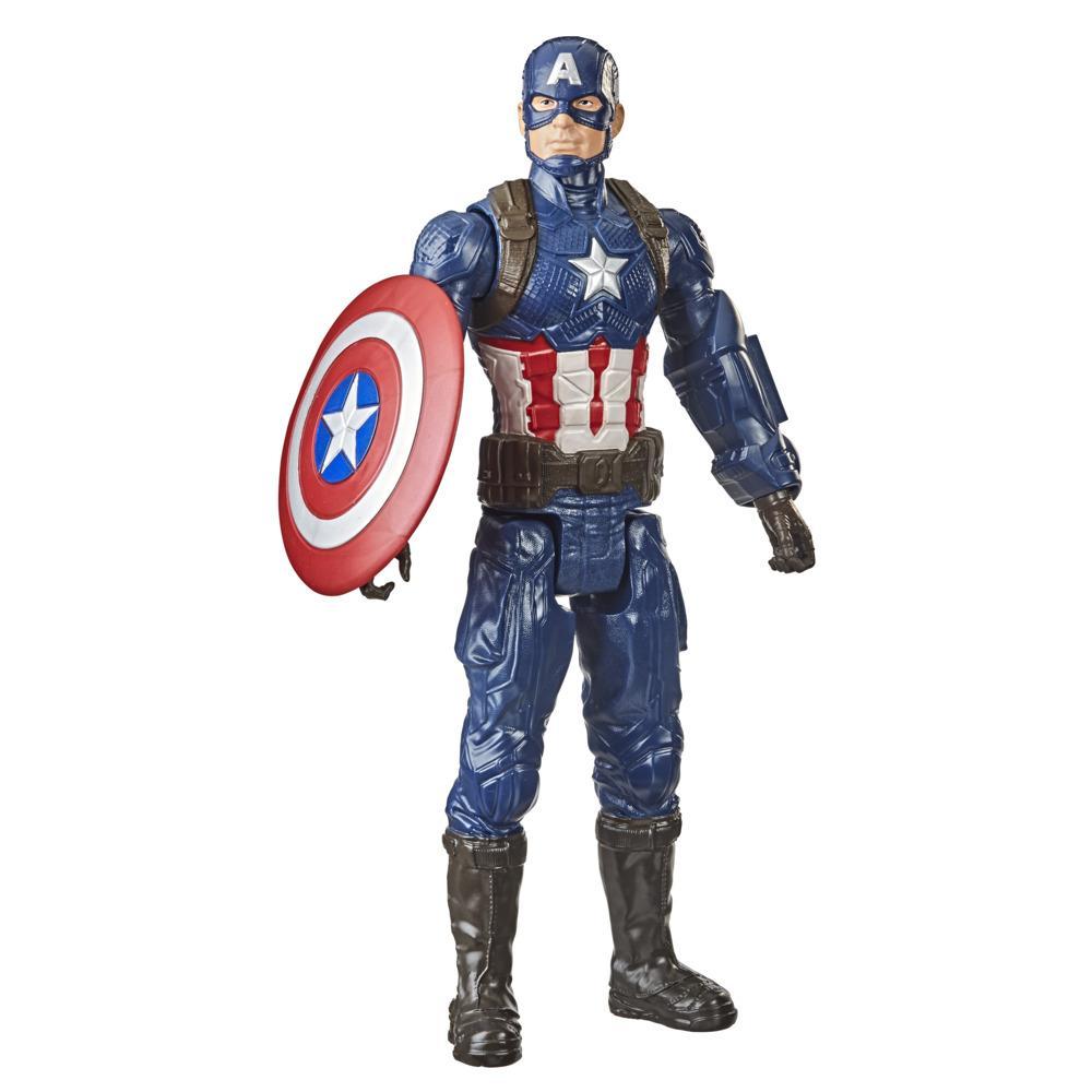 Hasbro Marvel Avengers Titan Hero Series Captain America 12-Inch Action Figure ฮาสโบร มาร์เวล อเวนเจอร์ส หุ่นโมเดลฟิกเกอร์ กัปตัน อเมริกา 12 นิ้ว ลิขสิทธิ์แท้