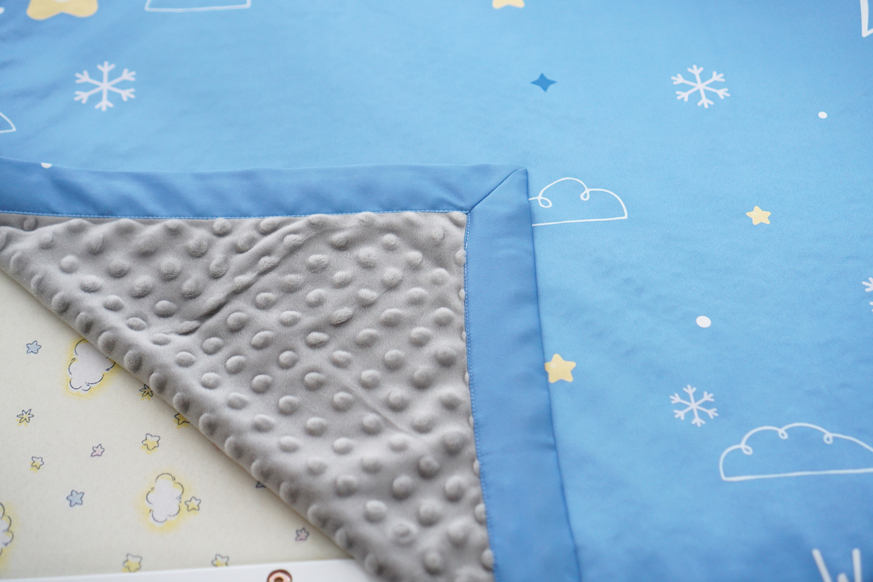 ผ้าห่ม Milestone ลาย Polar Bear - Dark Blue