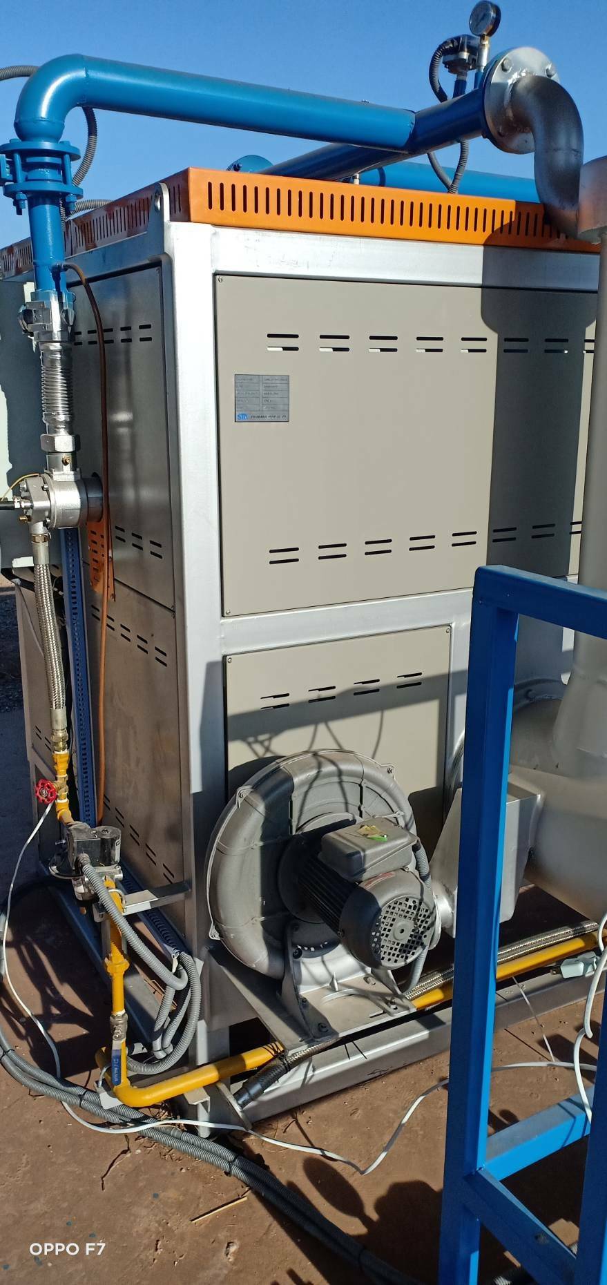 ภาพรีวิว ติดป้ายเนมเพลท บนเครื่องจักร ป้ายสแตนเลสงานสกรีน2