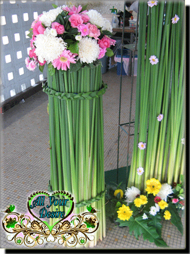 เสาดอกไม้ (กก) SK 003 - ราคาเสาละ 1,890 บาท (10 เสาขึ้นไป เสาละ 1,590)