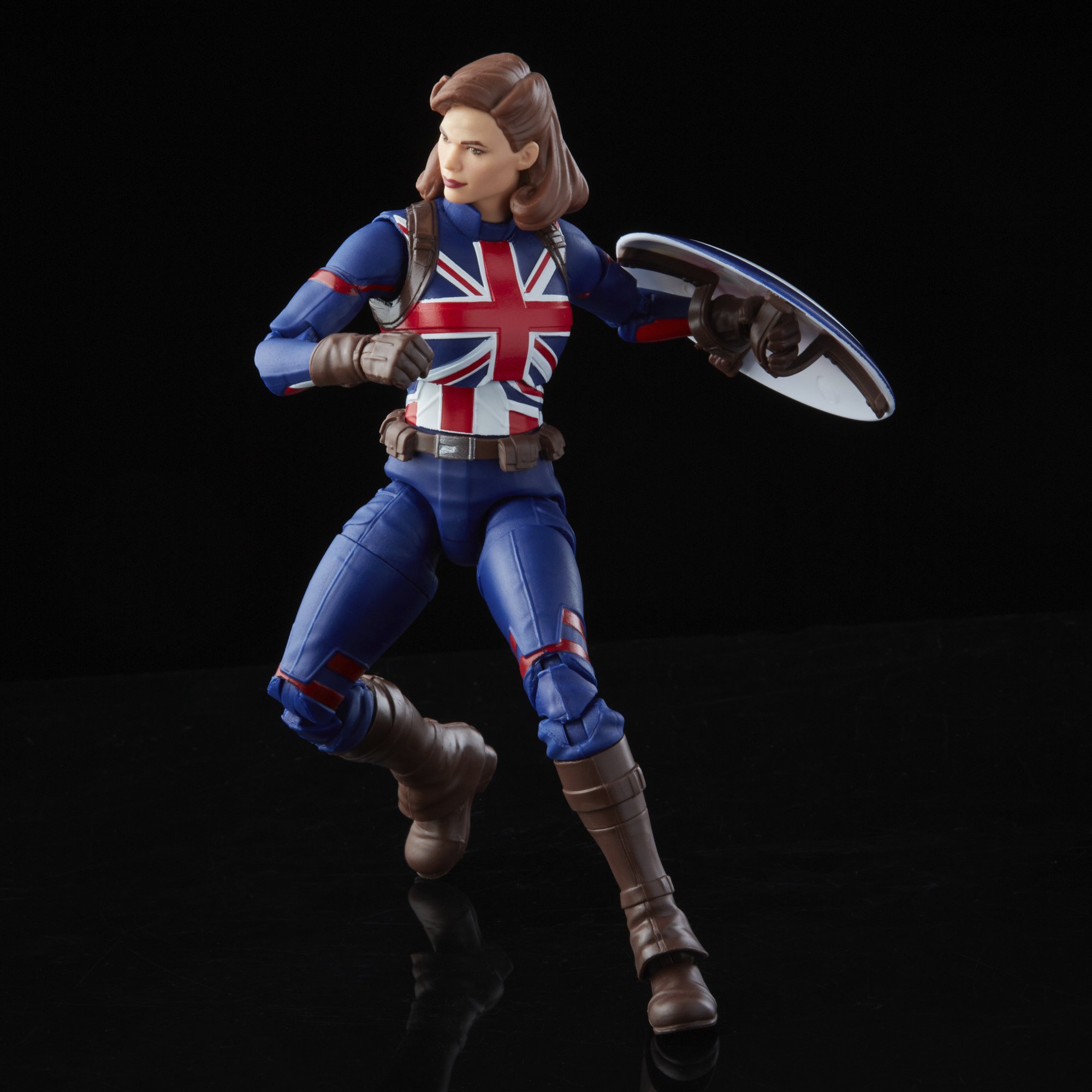 Hasbro Marvel Legends Series What If Captain Carter 6-inch Figure ฮาสโบร มาร์เวล เลเจนด์ ซีรี่ย์ส หุ่นโมเดลฟิกเกอร์ วอท อีฟ กัปตัน คาร์เตอร์ ขนาด 6 นิ้ว ลิขสิทธิ์แท้