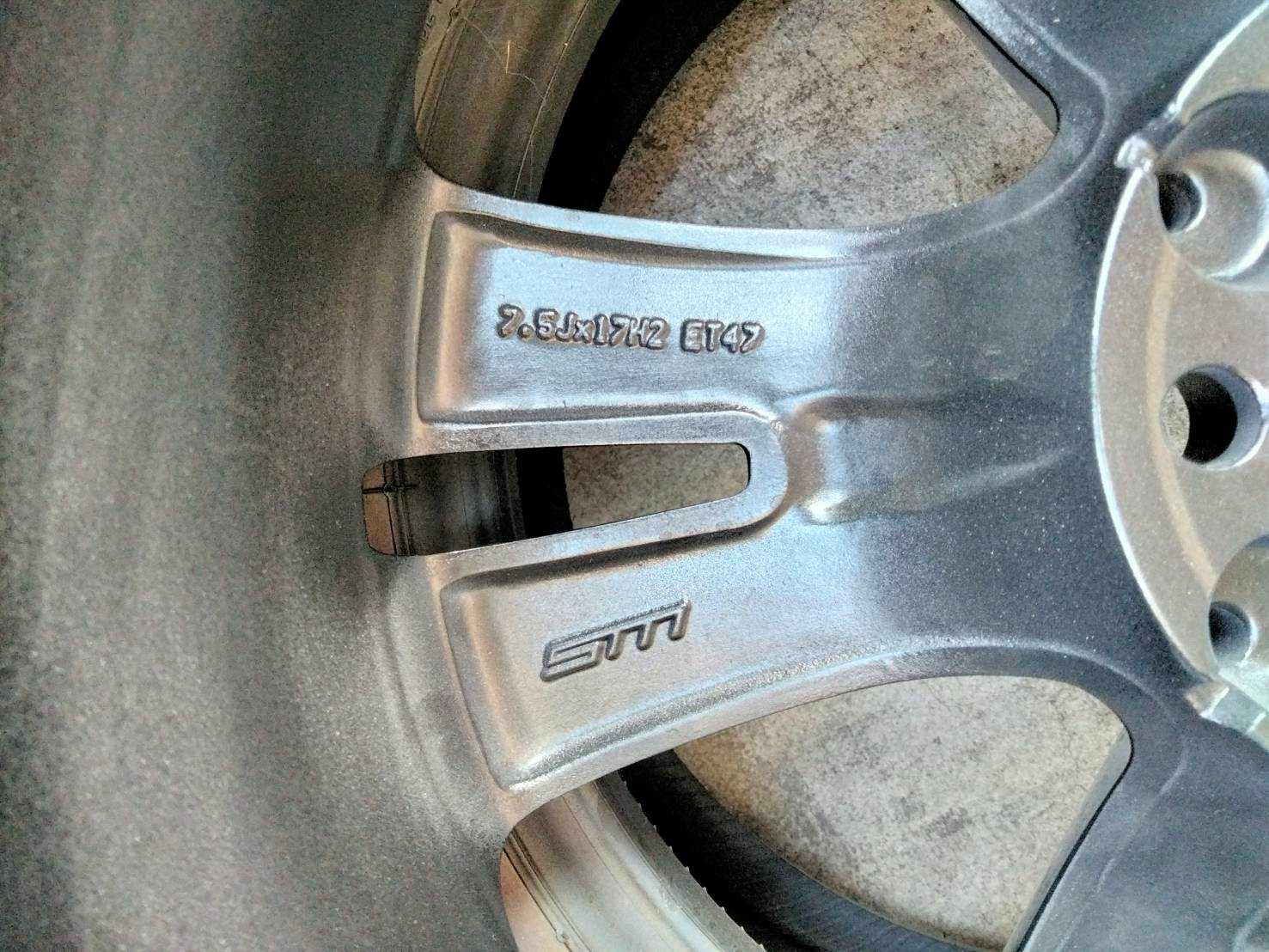 ล้อเบนซ์แท้ w204 17" 5ก้านคู่