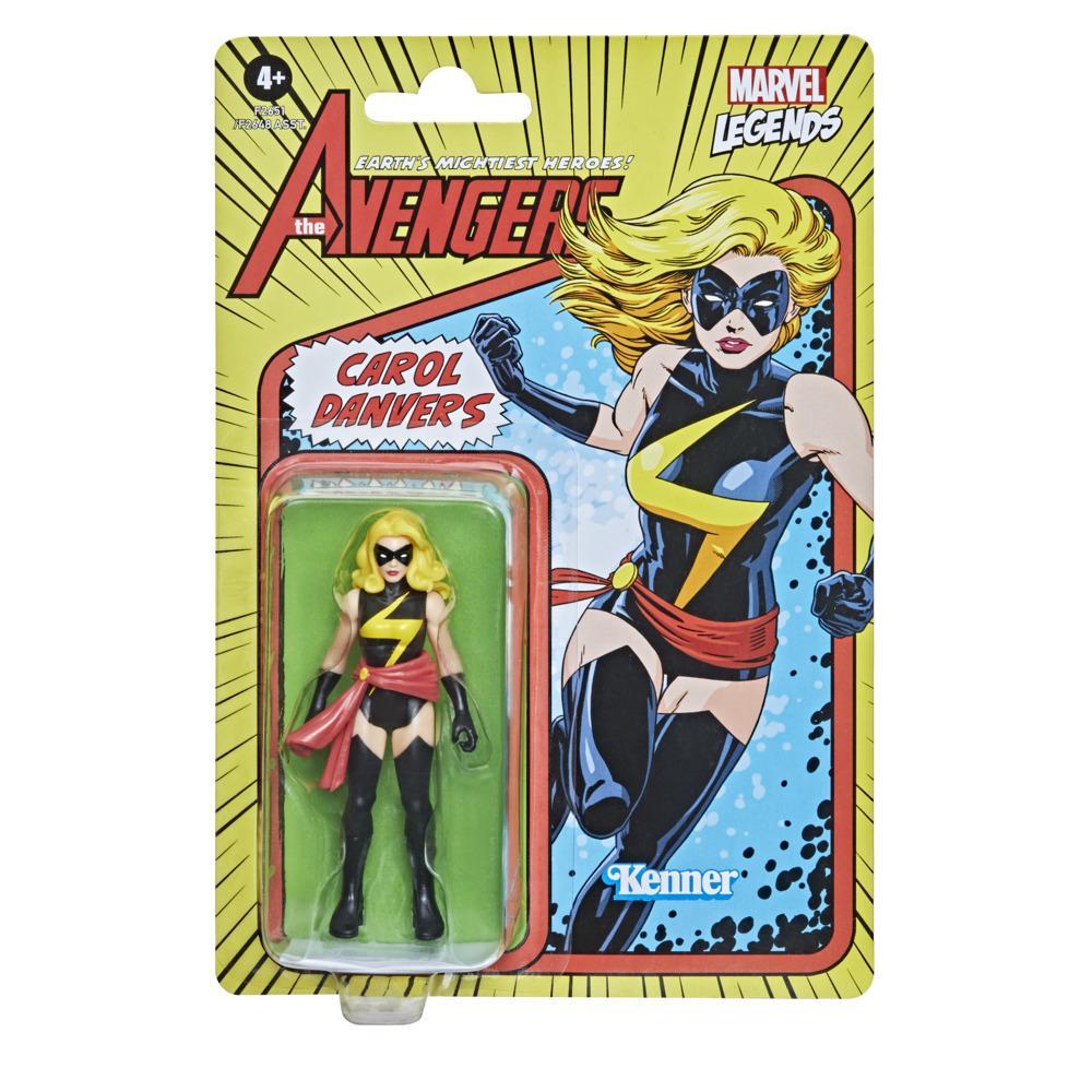 Hasbro Marvel Legends Series Carol Danvers Captain Marvel 3.75-Inch Retro 375 Collection Action Figure ฮาสโบร มาร์เวล เลเจนด์ หุ่นโมเดลฟิกเกอร์ แครอล เดนเวอร์ส กัปตัน มาร์เวล ขนาด 3.75 นิ้ว ลิขสิทธิ์แท้