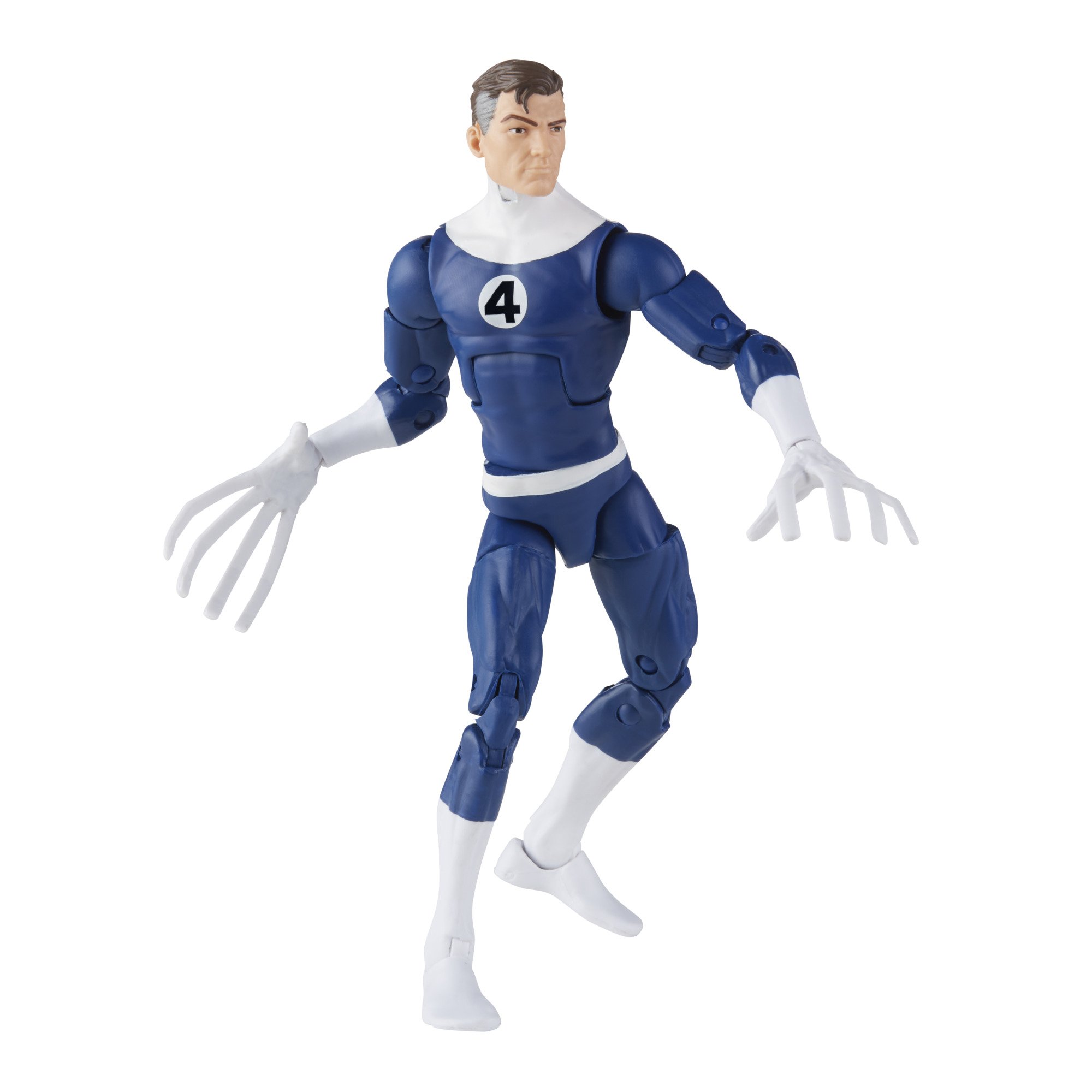 Hasbro Marvel Legends Series Retro Fantastic Four Mr. Fantastic 6-Inch Action Figure ฮาสโบร มาร์เวล เลเจนด์ แฟนแทสติก โฟร์ หุ่นโมเดลฟิกเกอร์ มิสเตอร์ แฟนแทสติก ขนาด 6 นิ้ว ลิขสิทธิ์แท้