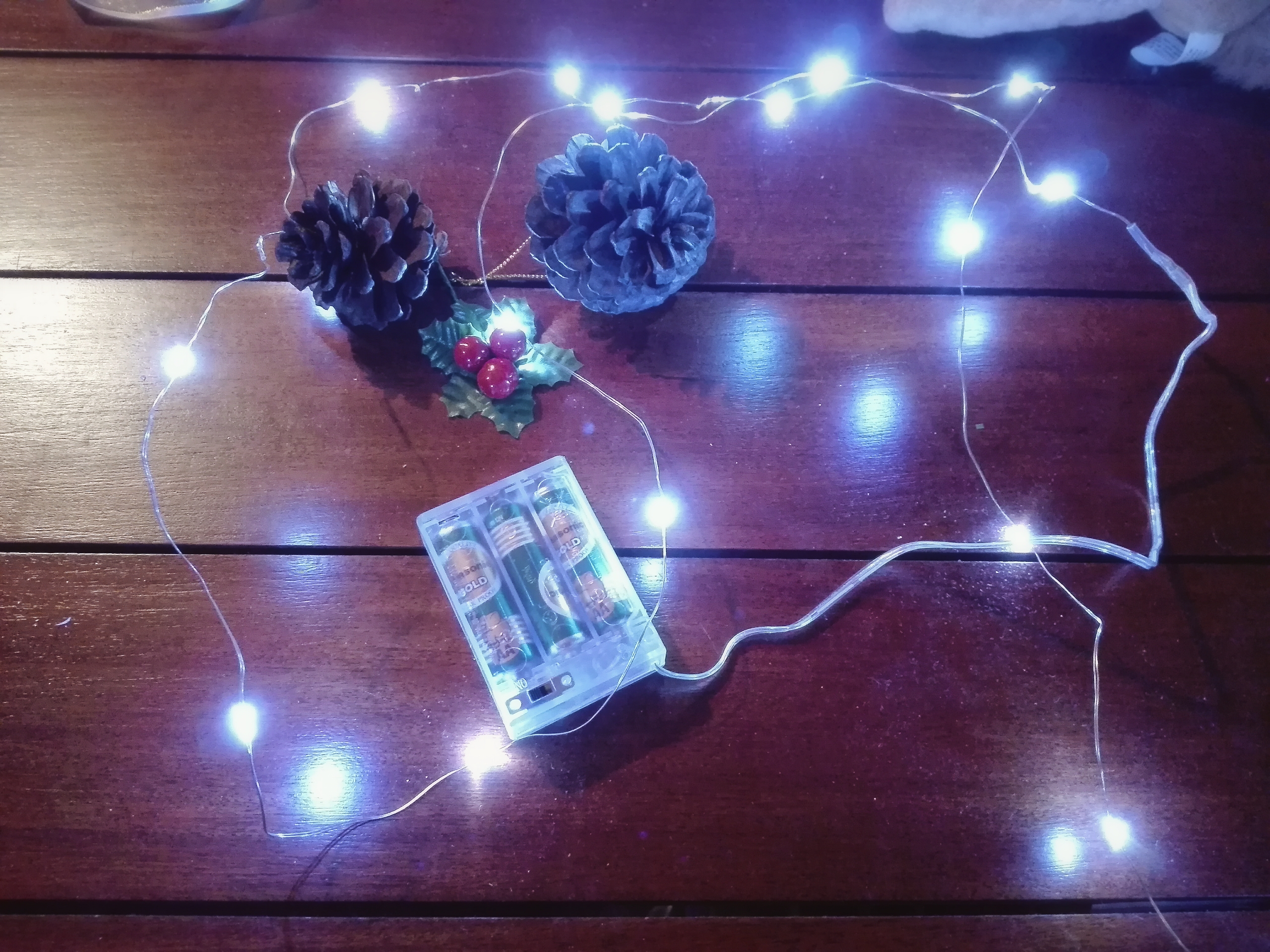 ไฟเทพนิยาย สีขาว (5 m.) แถมถ่านพร้อมใช้ Fairy String Light (cool white)