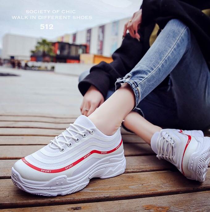 รองเท้าผ้าใบ Style Nike Air Max (สีดำ)