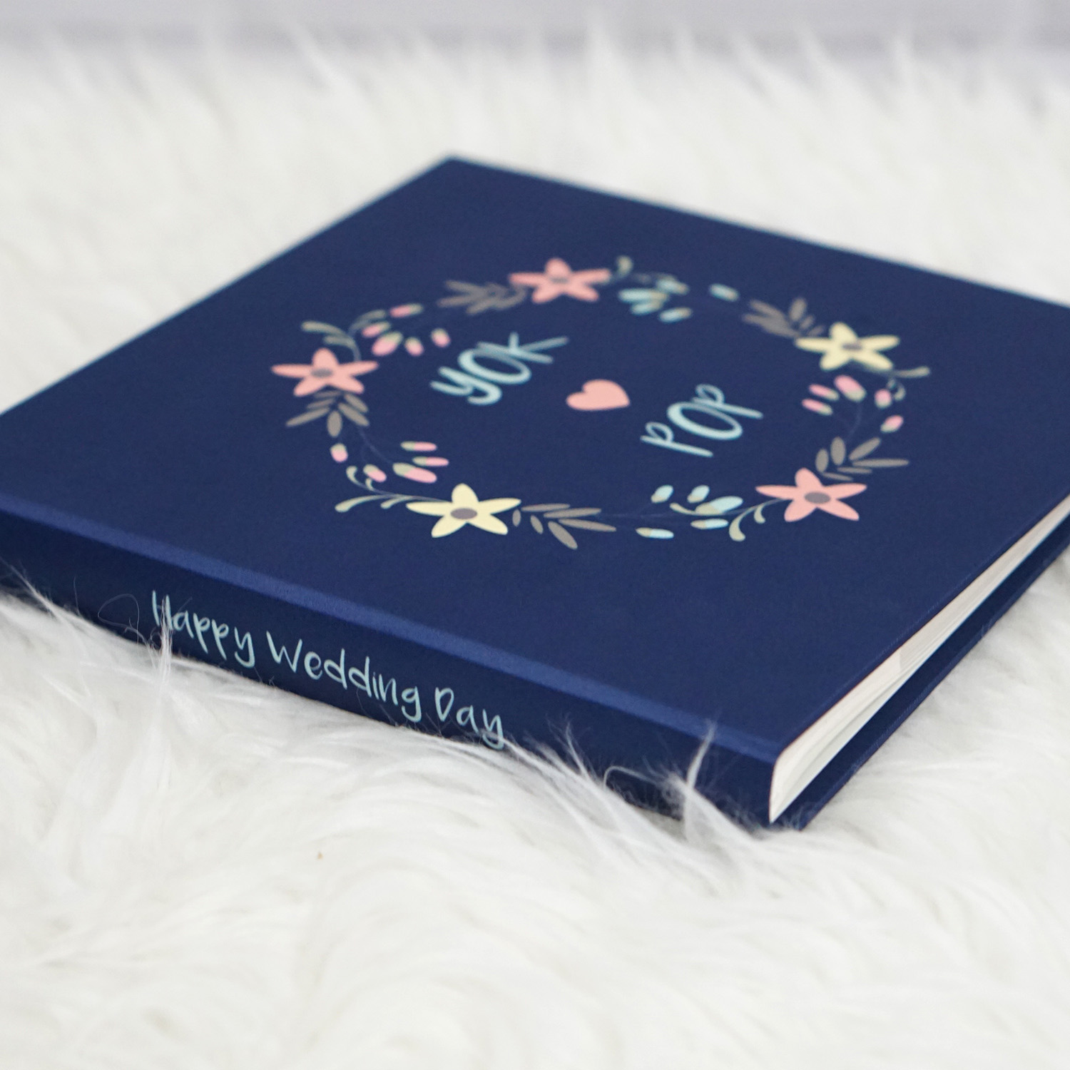 อัลบั้มสั่งทำใส่ชื่อ ลาย Floral Frame