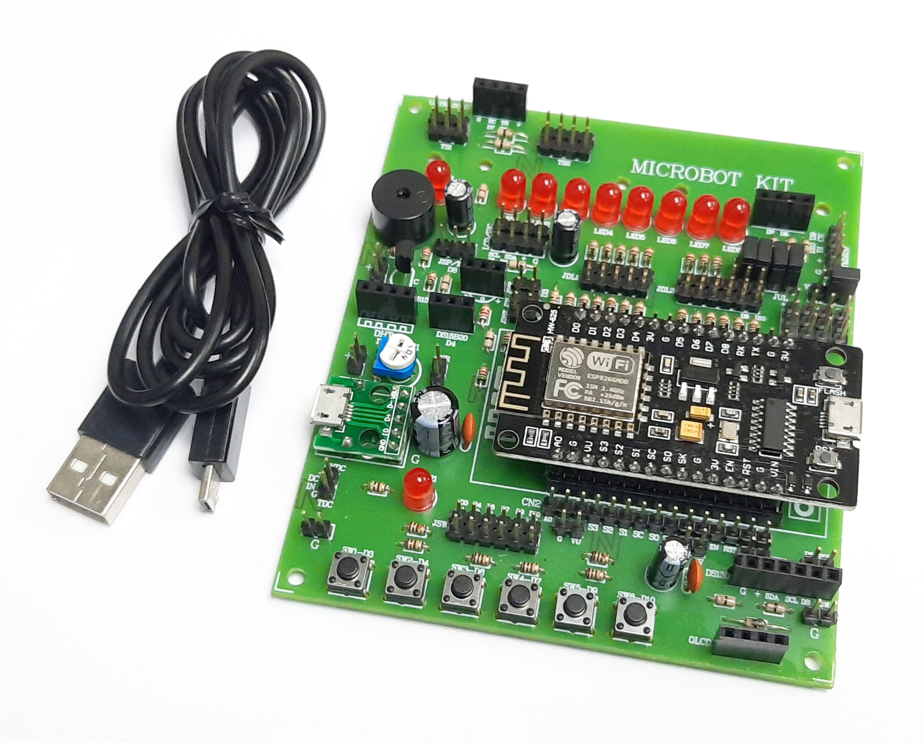 MB522 ชุดทดลองไมโครคอนโทรลเลอร์ NODEMCU ระดับพื้นฐาน