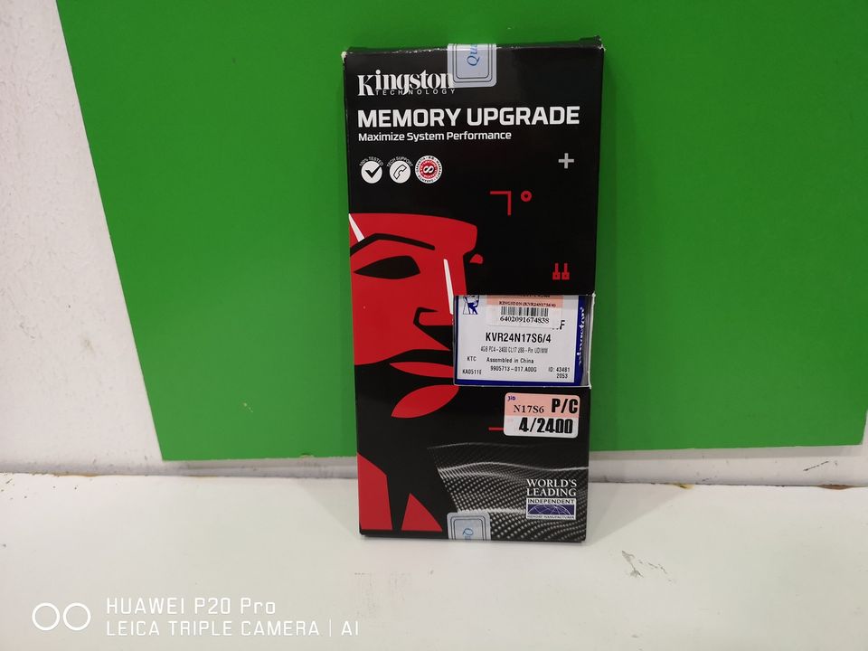 4GB. DDR4 PC KINGSTON KVR24N17S6/4 ของใหม่ ประกันตลอดอายุการใช้งาน JIB
