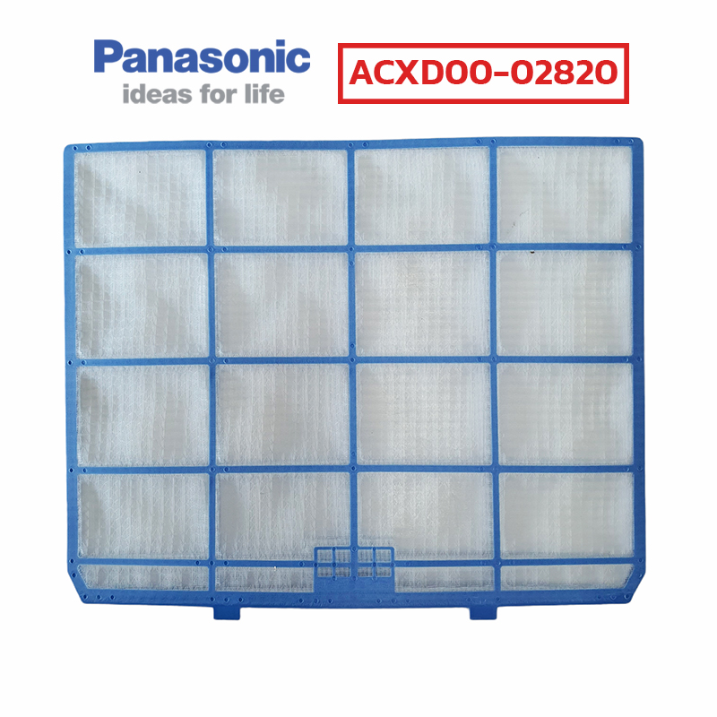 ฟิลเตอร์แอร์ PANASONIC แผ่นกรองแอร์ ACXD00-02820 แผ่นกรองฝุ่น พานาโซนิค (18,000 - 24,000 บีทียู)