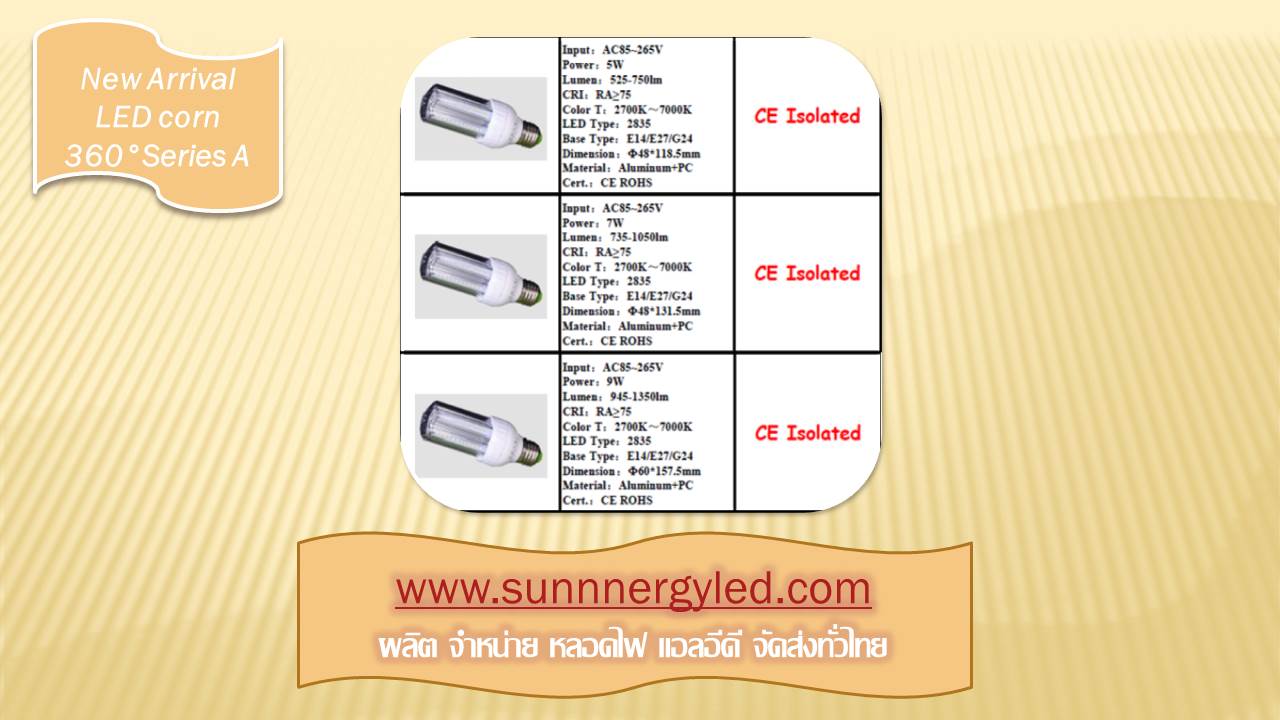 LED corn light STC-QF-CLA7W