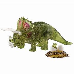 Triceratops(Green) 3D Crystal Puzzle