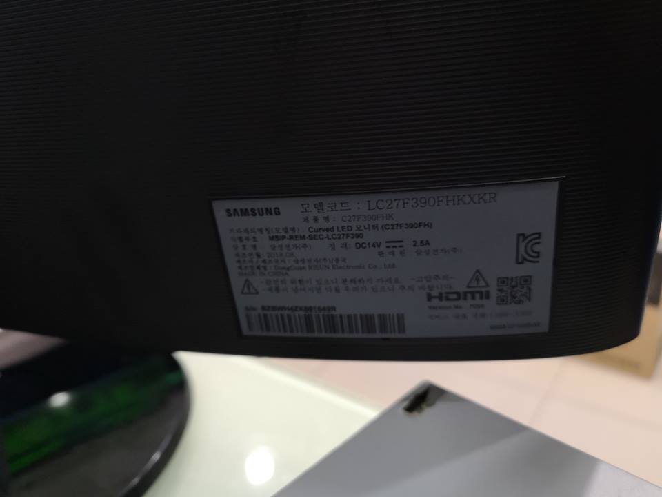 SAMSUNG 27" LC27F390FHEXXT Curve LED