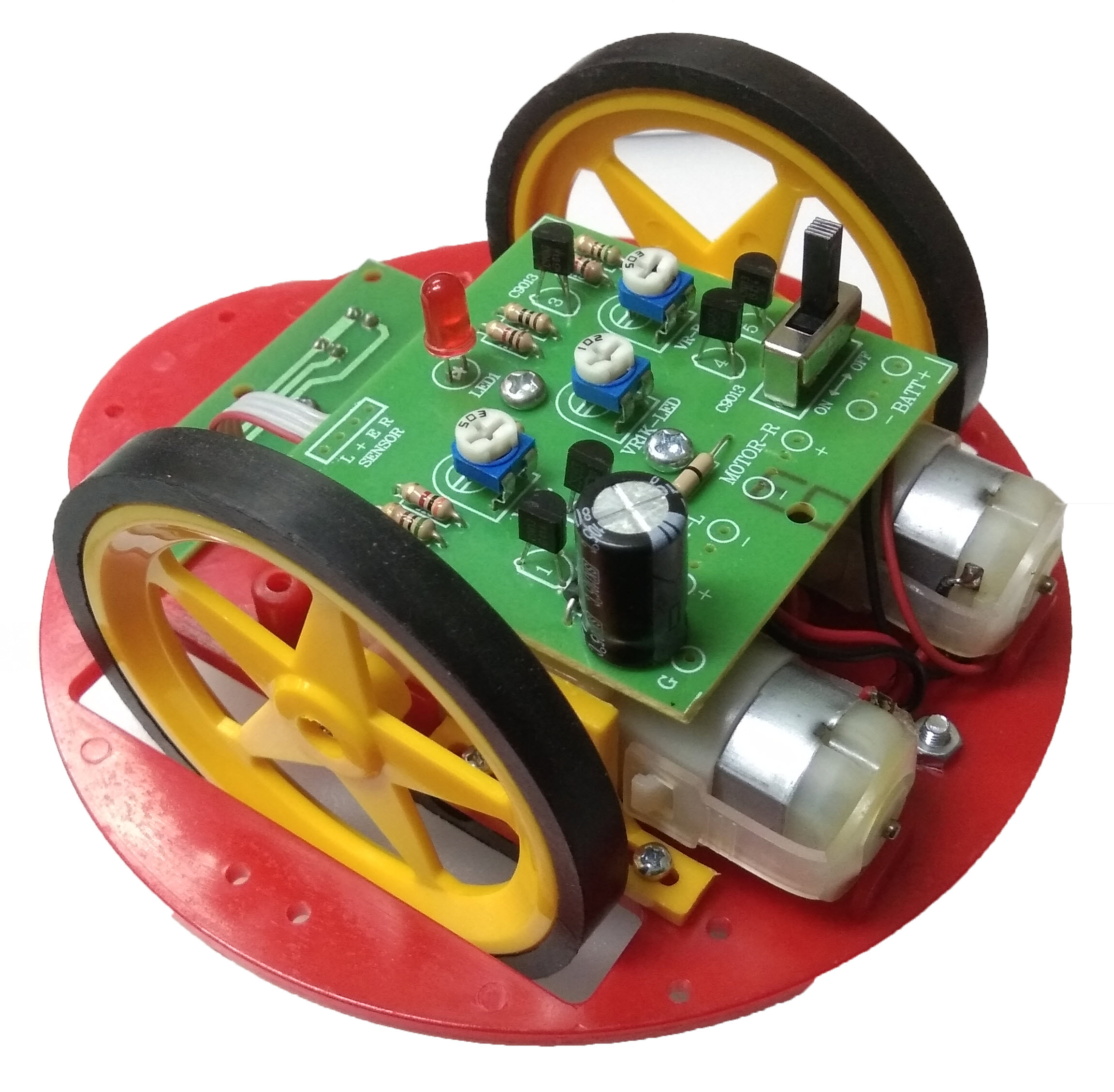 MICROBOT KIT MB122 วงจรหุ่นยนต์เดินตามเส้น