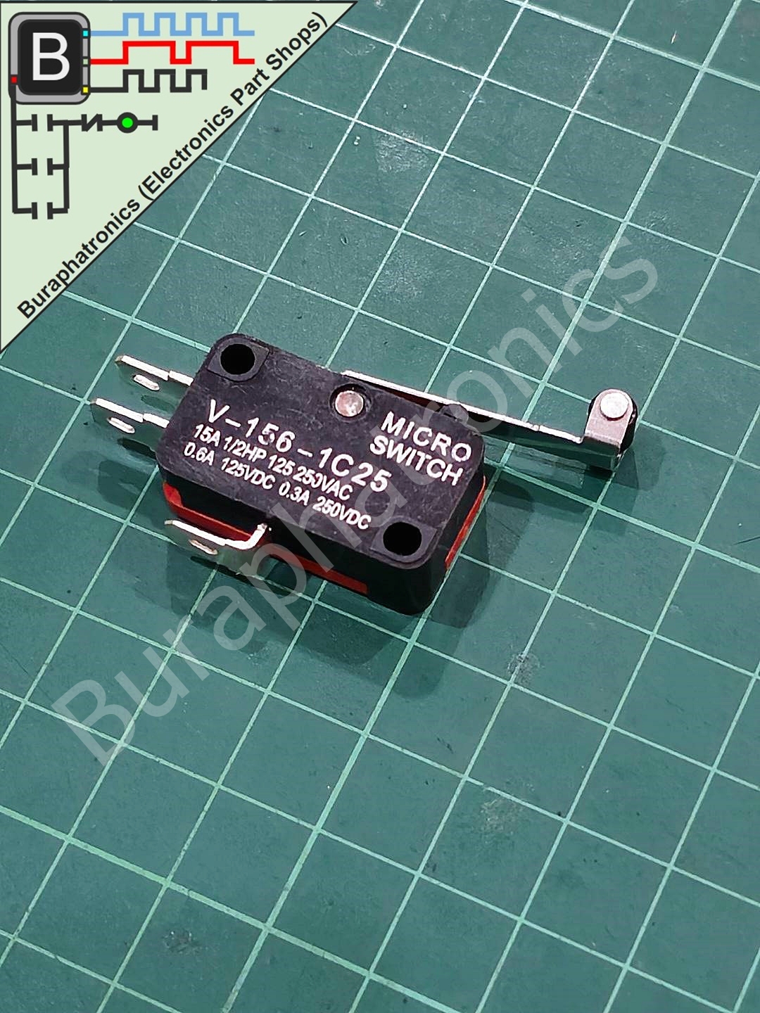 Limit Switch V-156-1C25 (ลิมิตสวิทซ์ แบบยาว พร้อมล้อ)