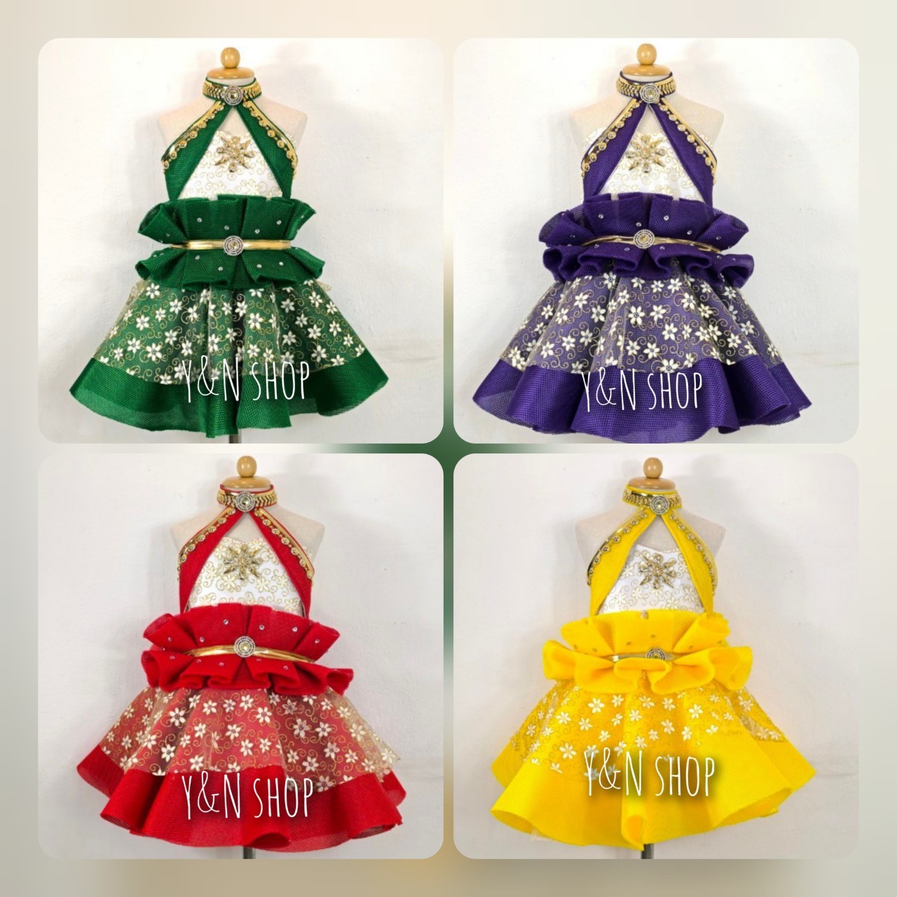 ชุดแซมวิสแต่งทอง ชุดดรัมเมเยอร์ ชุดดรัมเมเยอร์เด็ก ชุดเชียร์ลีดเดอร์เด็ก