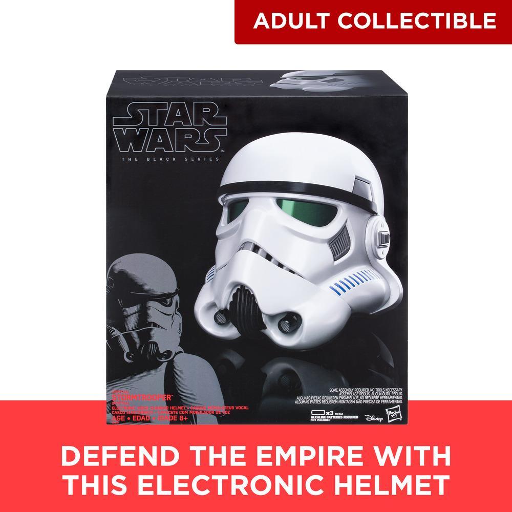 Hasbro Star Wars The Black Series Imperial Stormtrooper 1:1 Scale Electronic Voice Changer Helmet ฮาสโบร สตาร์ วอร์ส เดอะ แบล็ค ซีรี่ย์ส หน้ากาก อิมพีเรียล สตอร์มทรูปเปอร์ เปลี่ยนเสียงได้ ลิขสิทธิ์แท้