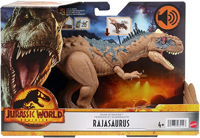 Mattel Jurassic World Roar Strikers Rajasaurus (HDX35) แมทเทล จูราสสิค เวิลด์ ของเล่นแอ็กชั่นฟิกเกอร์ไดโนเสาร์ ราชซอรัส