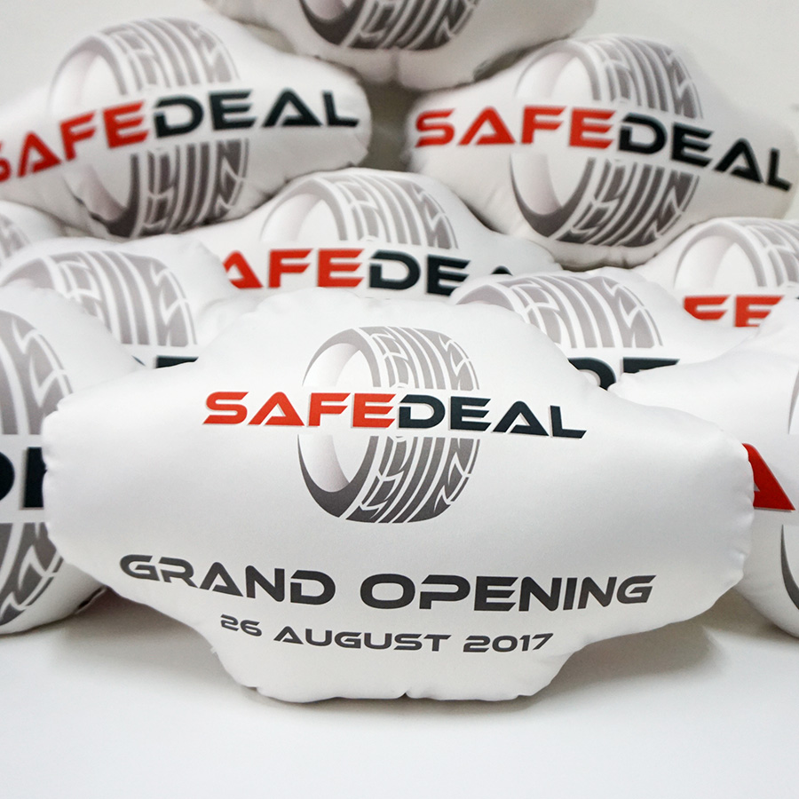 หมอนไดคัท ของขวัญเปิดตัวบริษัท SAFEDEAL