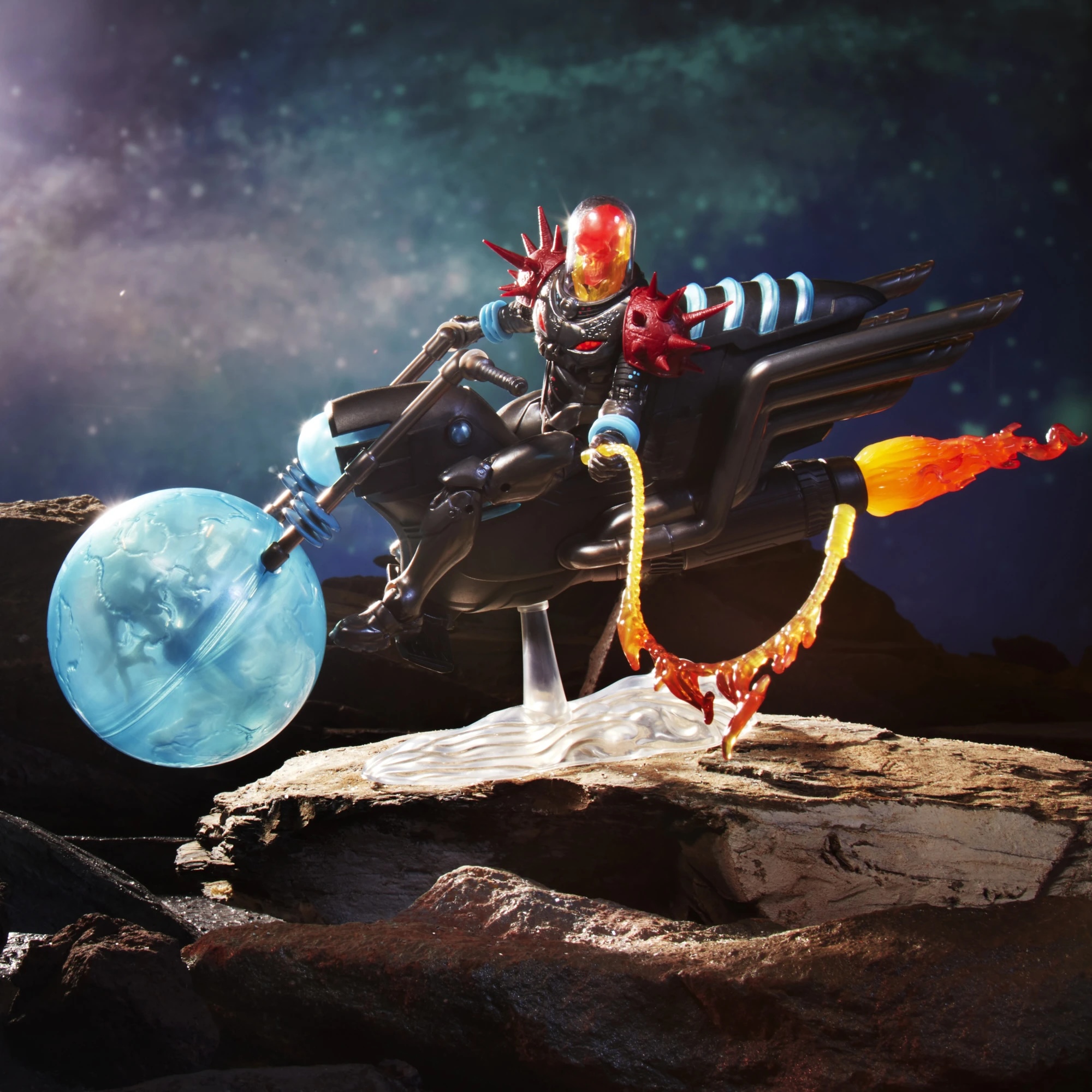 Hasbro Marvel Legends Series Cosmic Ghost Rider 6-inch Figure ฮาสโบร มาร์เวล เลเจนด์ ซีรี่ย์ส หุ่นโมเดลฟิกเกอร์ คอสมิค โกสท์ ไรเดอร์ ขนาด 6 นิ้ว พร้อมมอเตอร์ไซด์ ลิขสิทธิ์แท้