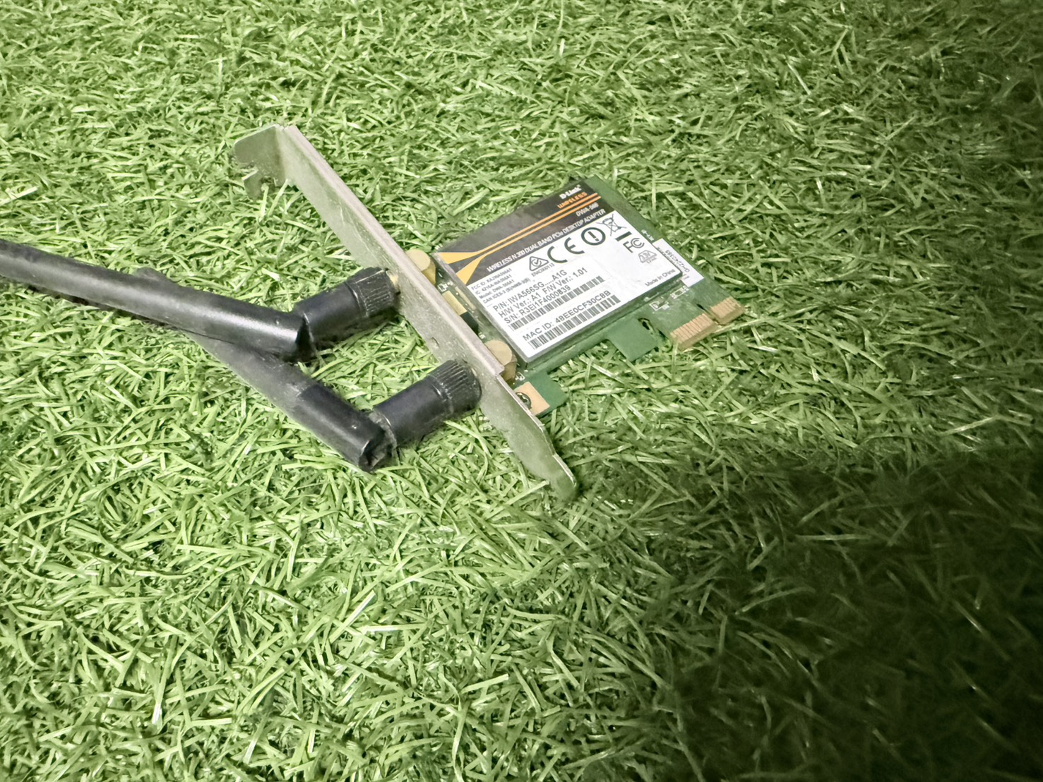 การ์ดเน็ตไร้สาย D-Link Wireless WIFI Adapter DWA566-A1(K)