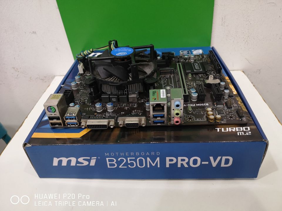i3-6100 พัดลมแท้,+ MSI B250M PRO VD รองรับ M.2 บอร์ดดีๆ ฝาหลังไม่ครงรุ่น มือสองสภาพดีประกัน3เดือน