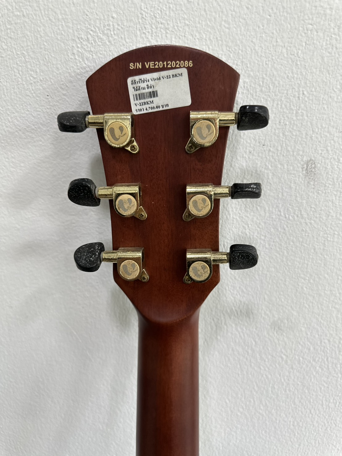 กีตาร์โปร่ง Vivid รุ่น V-22/BKM