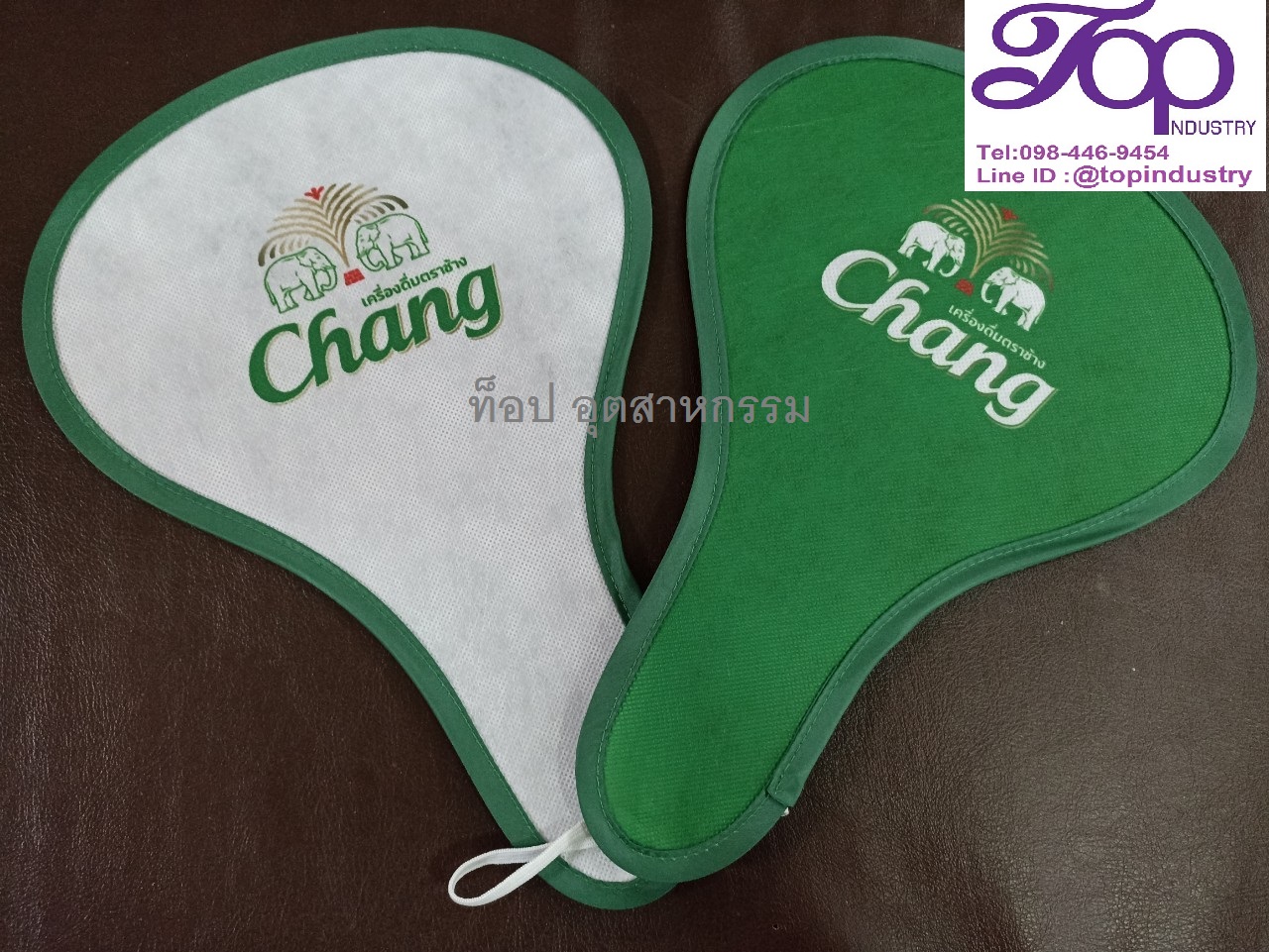 พัดสปริง พัดพับได้ พัดพิมพดิจิตอล พิมพ์พัดไม่จำกัดสี