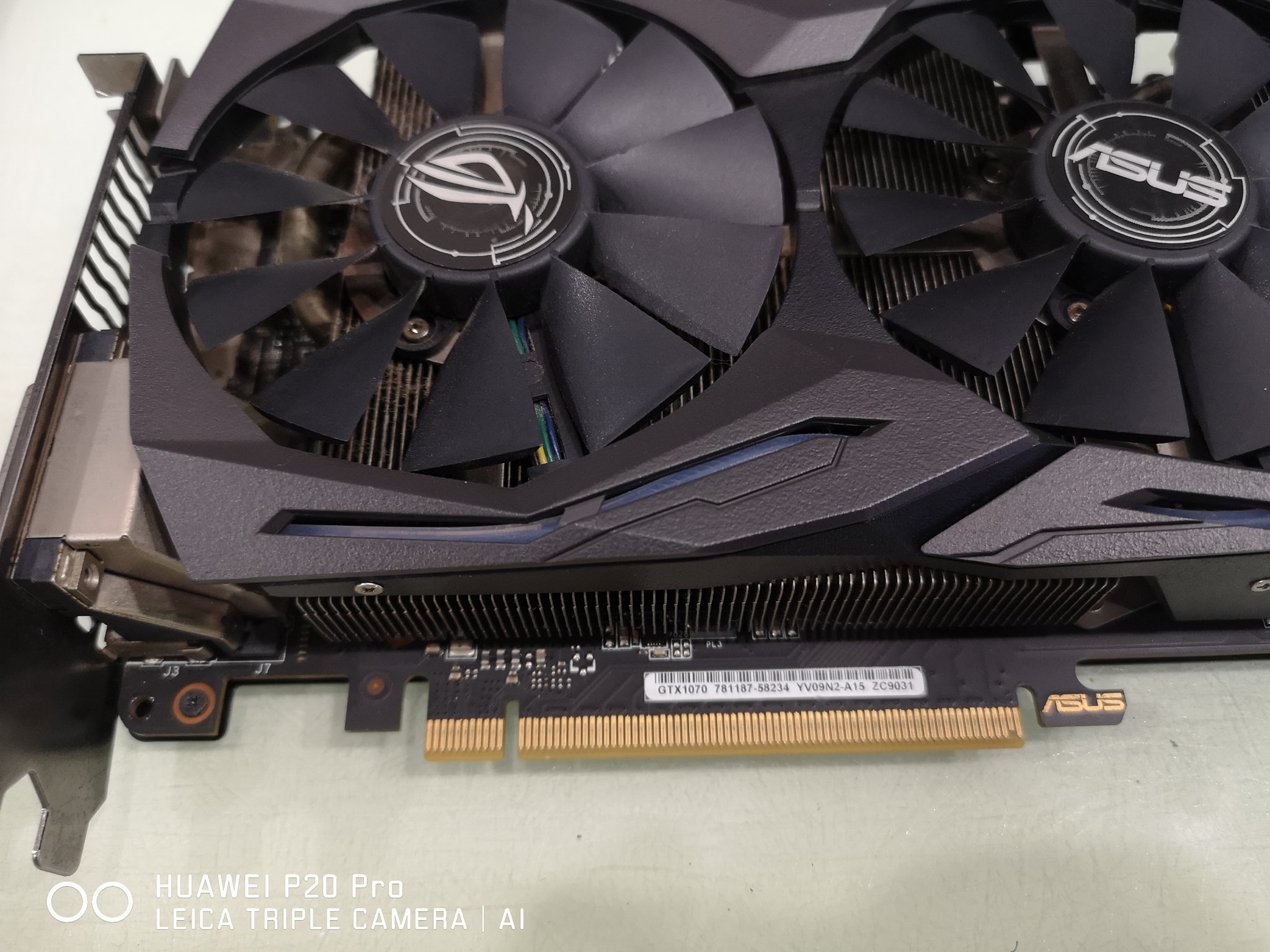 ASUS ROG Strik GTX1070 OC 8GB. GAMING มือสอง สภาพดี รับประกัน 1 เดือน