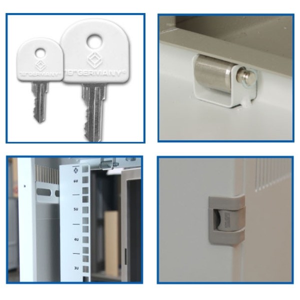 ขายถูก 19" GERMANY G1-60609 Wall Rack 9U (60x60x45.5cm) *ส่งฟรีเขต กทม.และปริมณฑล