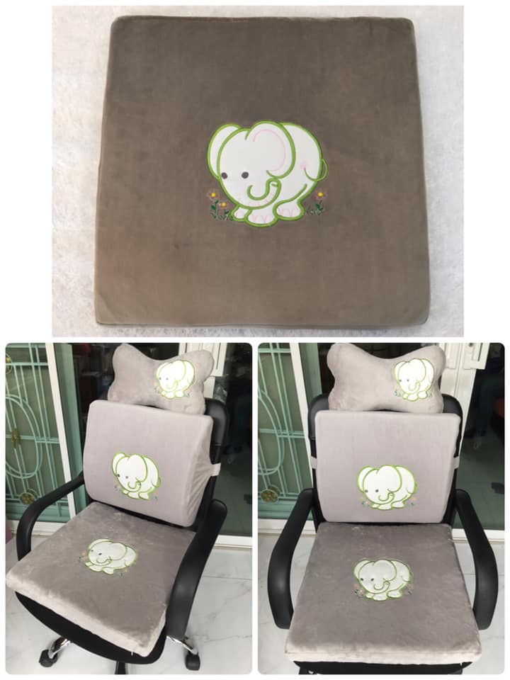 เบาะรองนั่งยางพาราหนา 2 นิ้ว+แถมฟรีปลอกเบาะเพิ่ม 1 ชิ้นทันที!!!