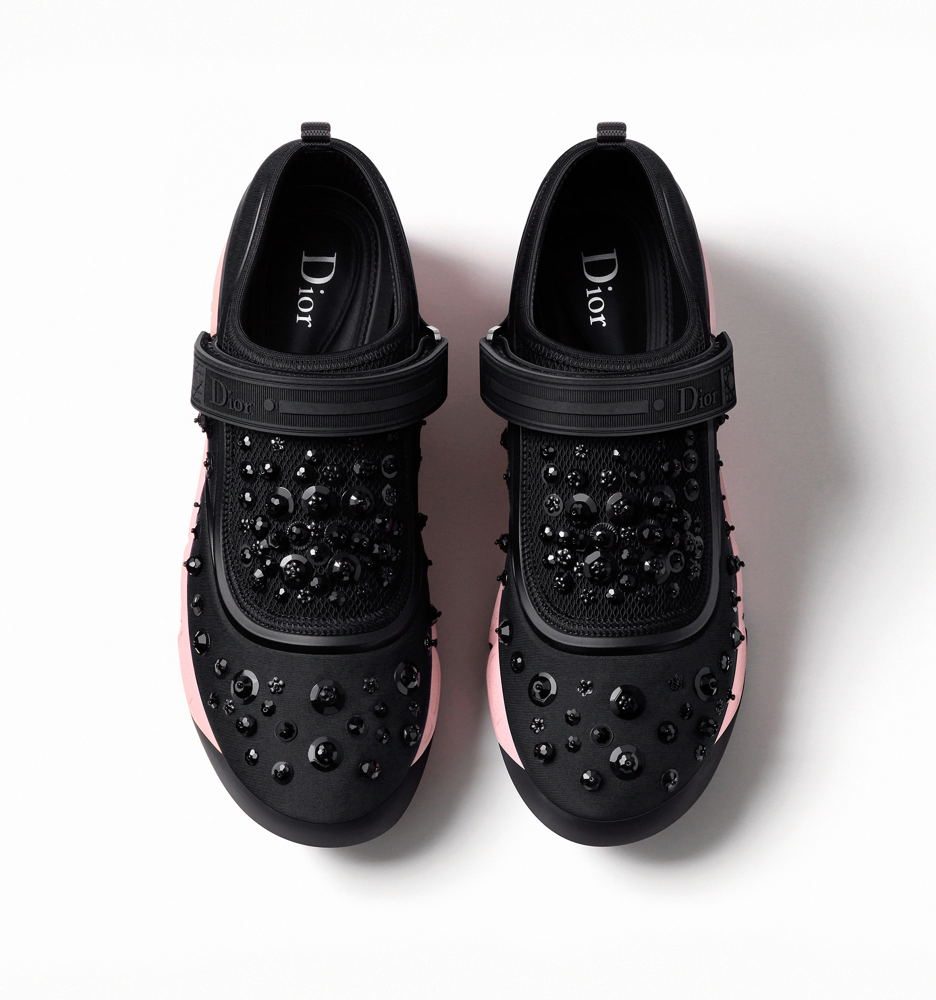 รองเท้า Dior Fusion Sneakers Technical Fabric (สีดำ)