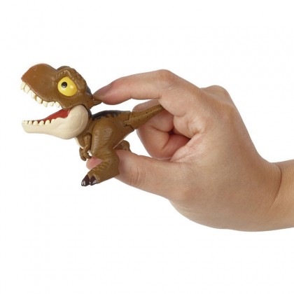 Mattel Jurassic World Snap Squad Attitudes Tyrannosaurus Rex (GXW62) แมทเทล จูราสสิค เวิลด์ ของเล่นแอ็กชั่นฟิกเกอร์ไดโนเสาร์ ไทแรนโนซอรัส เร็กซ์ (ที. เร็กซ์) สีน้ำตาล