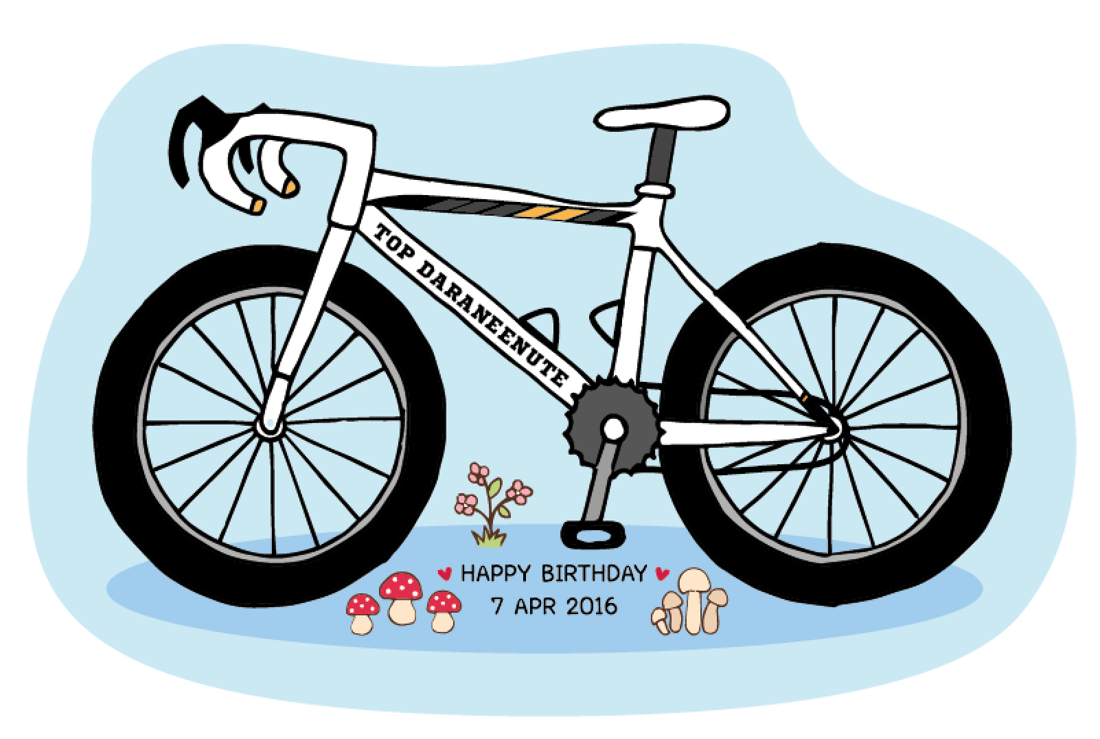 หมอนรถจักรยาน