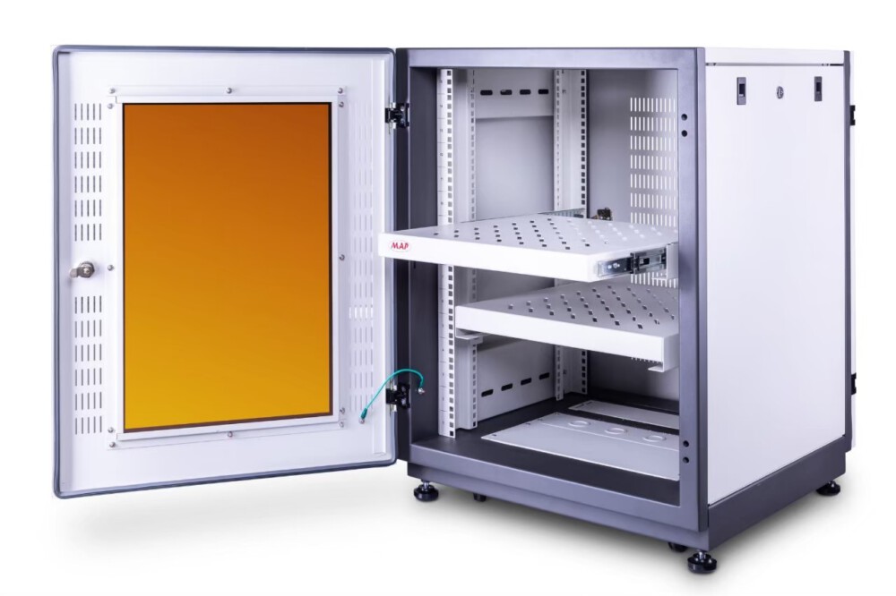 ขายถูก MAP ตู้ RACK 15U (60x80x85 cm.) 19″ Modern Close Rack Serie. AC รุ่น M3-60815 ประกันศูนย์ไทย