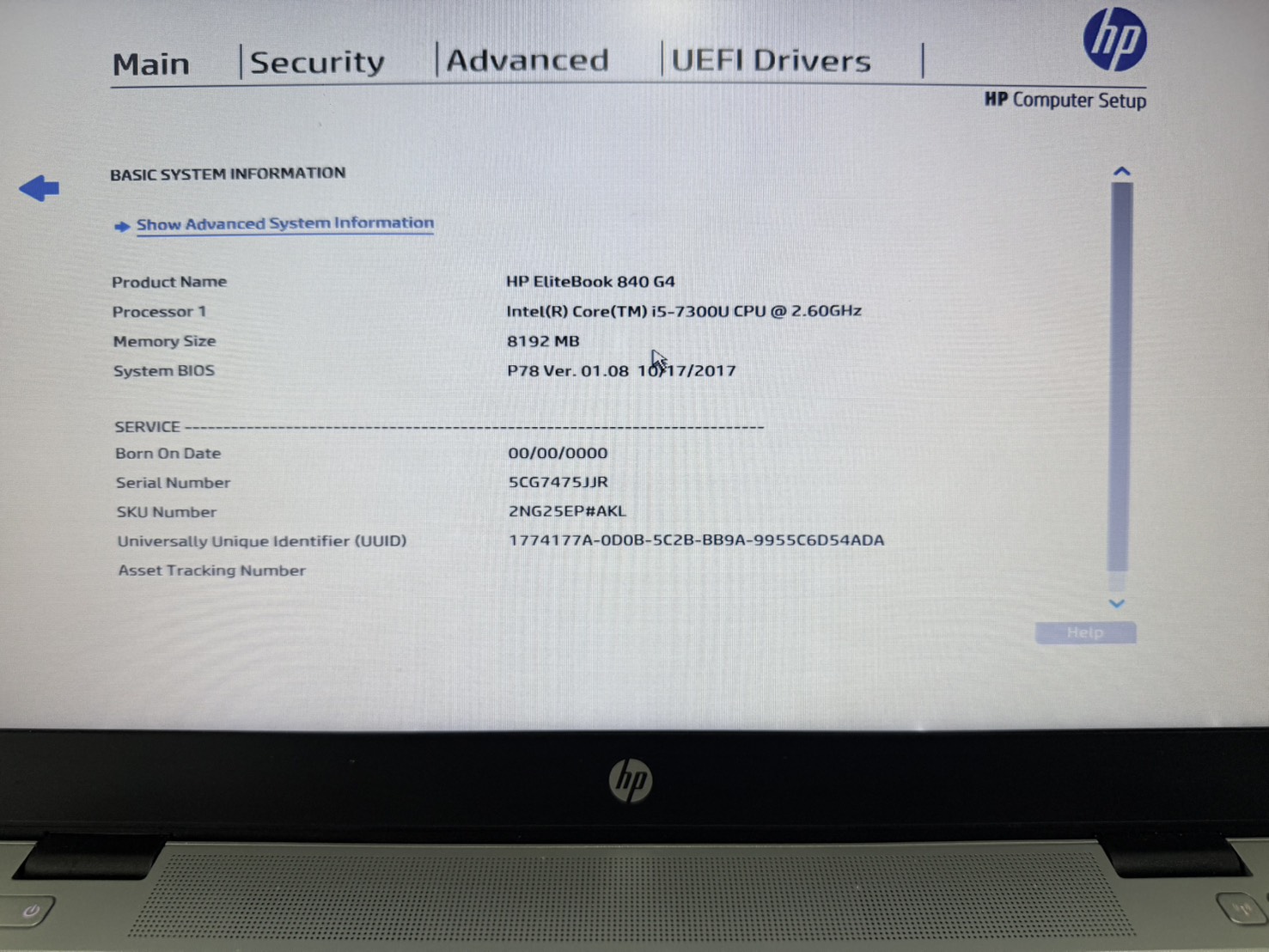 โน๊ตบุ๊ค HP EliteBook 840 G4 (i5-7300U/8GB/M.2 256GB) ไม่มี Adapter ไม่มีแบต จอ Bright ขอบยางเสื่อม มุมเครื่องแตก คีย์บอร์ดกดยาก